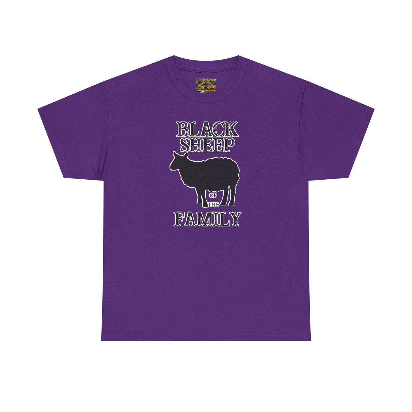 Black Sheep Of The Family Unisex Heavy Cotton Tee | Funny Family Shirt, Gift for Family Reunions, Casual Wear, Unique Gift