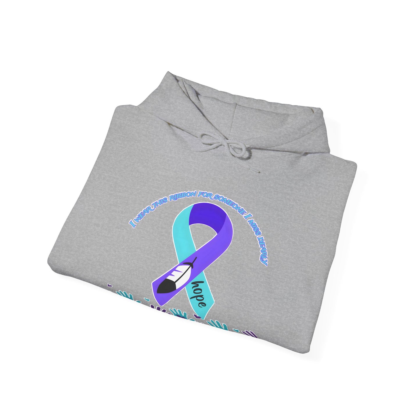 Suicide Prevention Awareness Hoodie, Unisex Support Sweatshirt, Motivational Gift for Activists, Mental Health Awareness, Comfort Wear for Causes