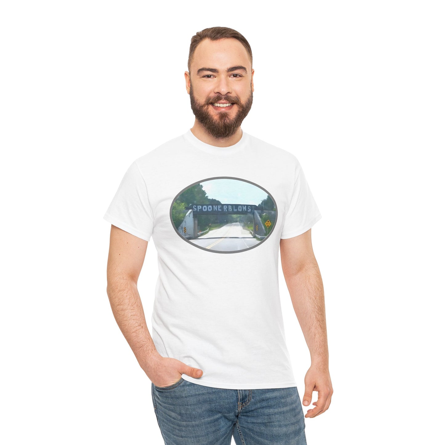 Spooner Blows Unisex Heavy Cotton Tee - Casual Streetwear
