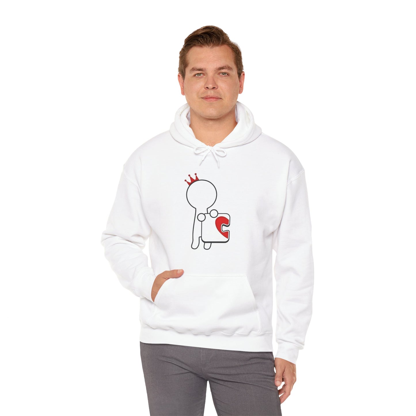Jigsaw King Unisex Heavy Blend™ Hooded Sweatshirt