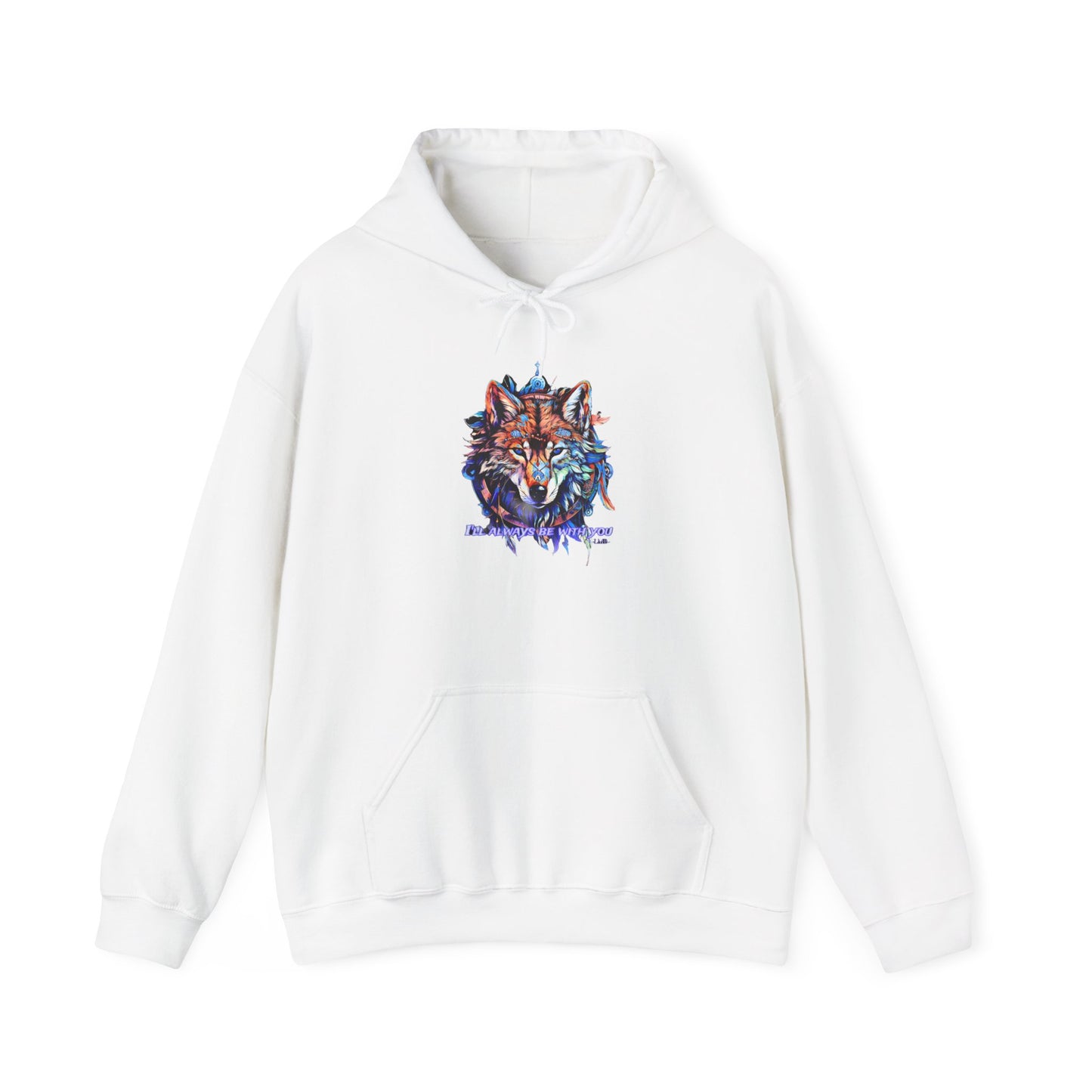The blue eyed wolf Hooded Sweatshirt