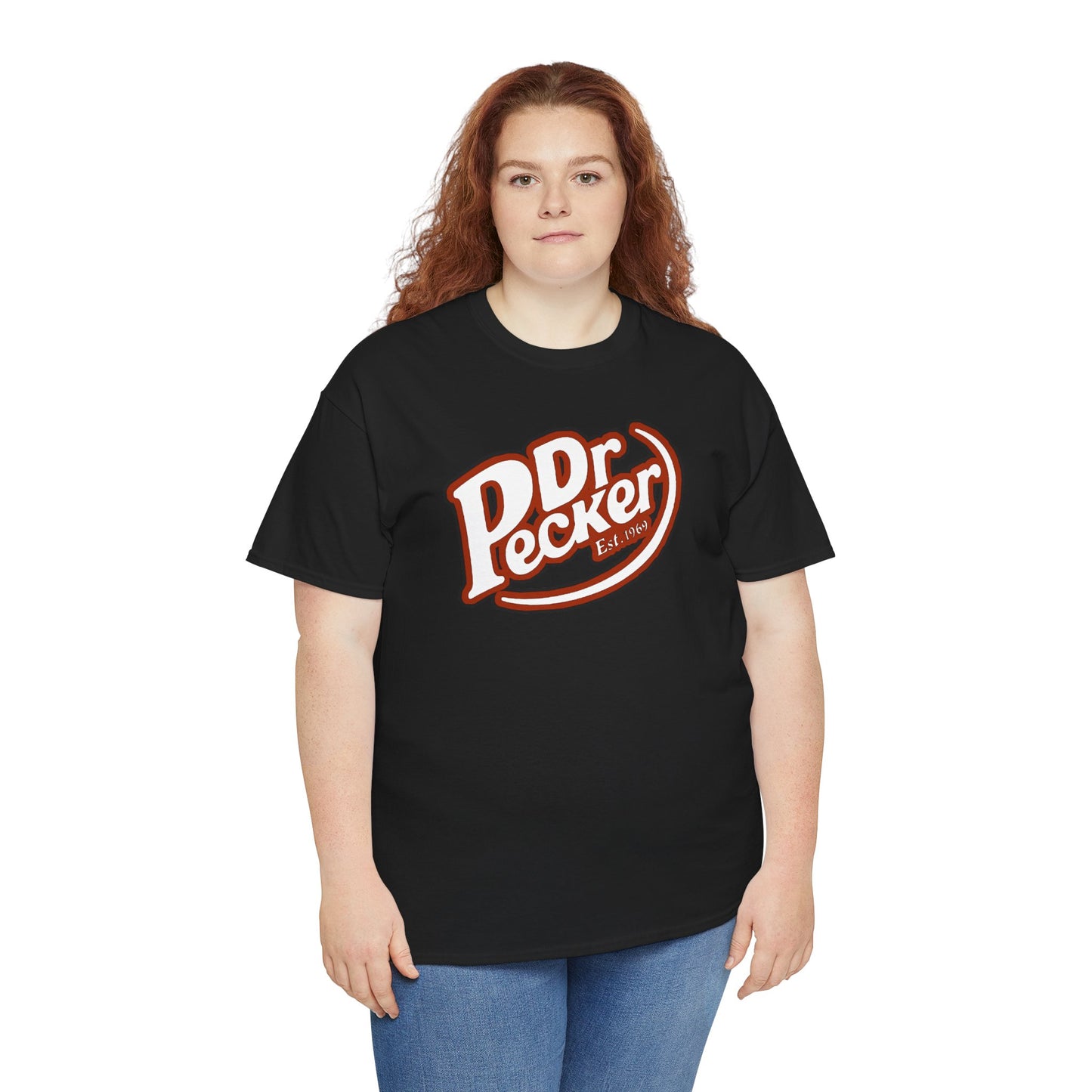 Dr Pecker Vintage Unisex Heavy Cotton Tee, Funny Graphic Tee, Quirky Gift, Casual Wear, Perfect for Parties, Great for Birthdays