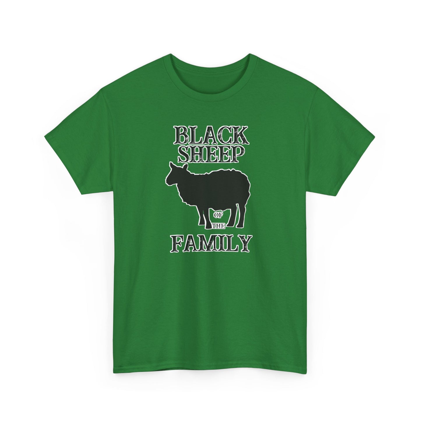 Black Sheep Of The Family Unisex Heavy Cotton Tee | Funny Family Shirt, Gift for Family Reunions, Casual Wear, Unique Gift