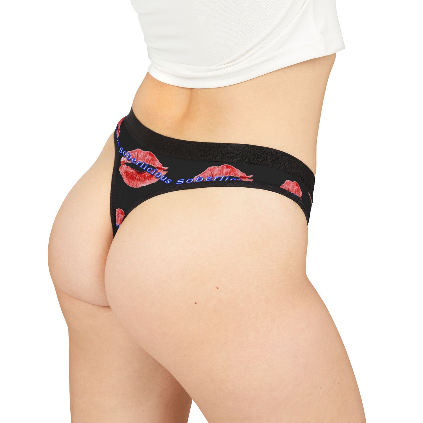 Soberlicious Women's Thongs (AOP)