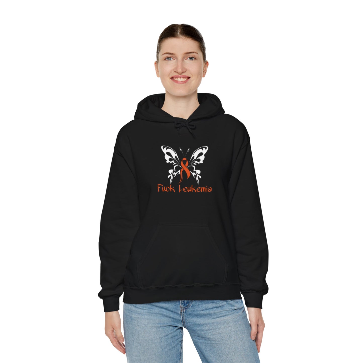 Fuck Leukemia Unisex Heavy Blend™ Hooded Sweatshirt