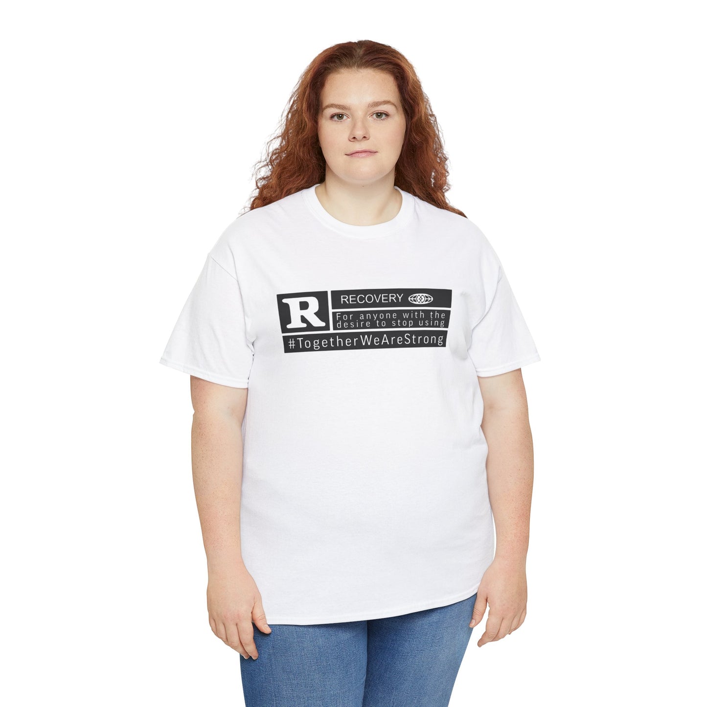 Rated R for Recovery Unisex Heavy Cotton Tee