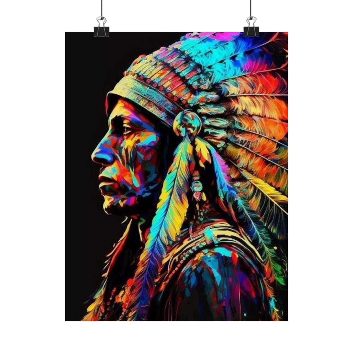 Chief of all colors Matte Vertical Posters