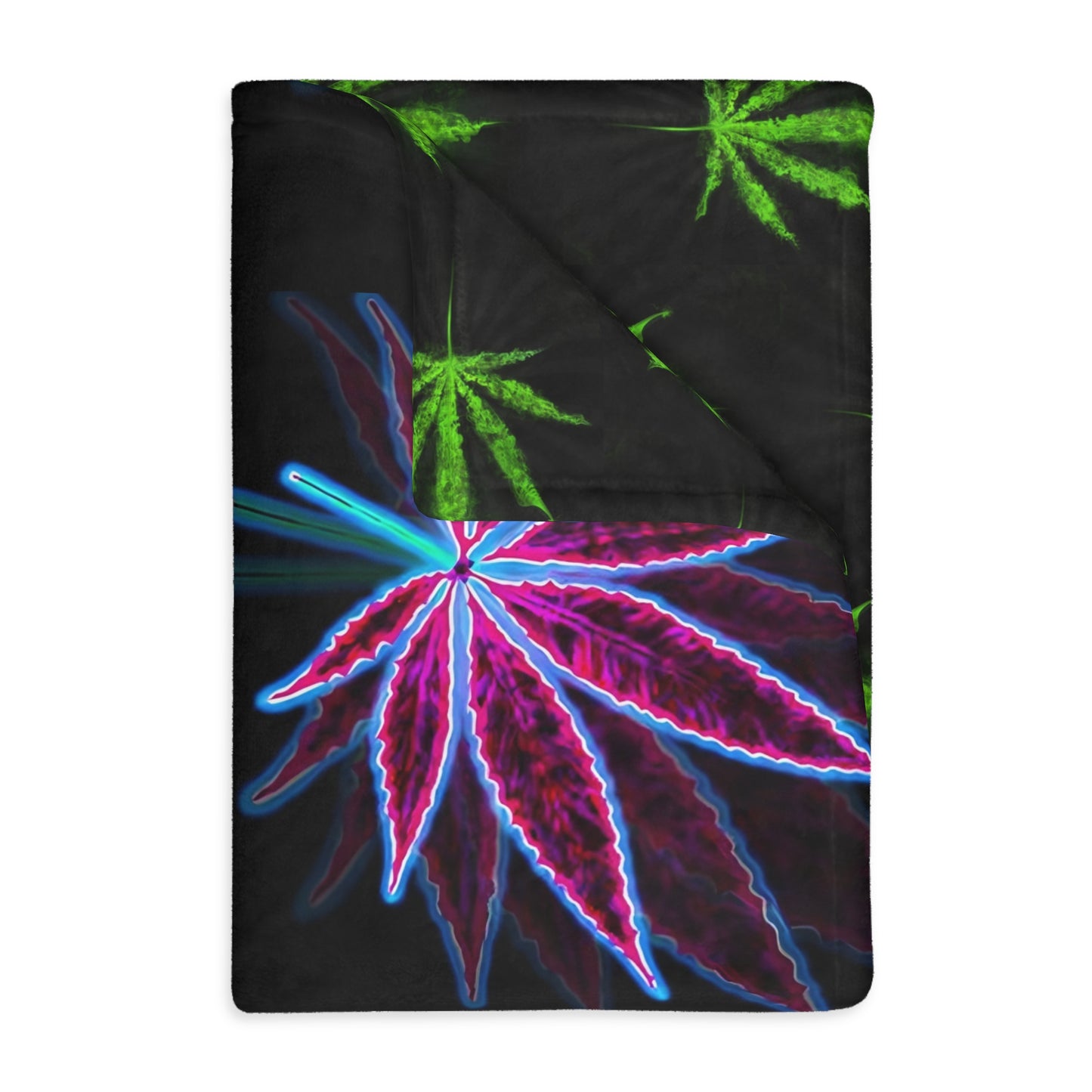 Herbal Medicine Velveteen Microfiber Blanket (Two-sided print)