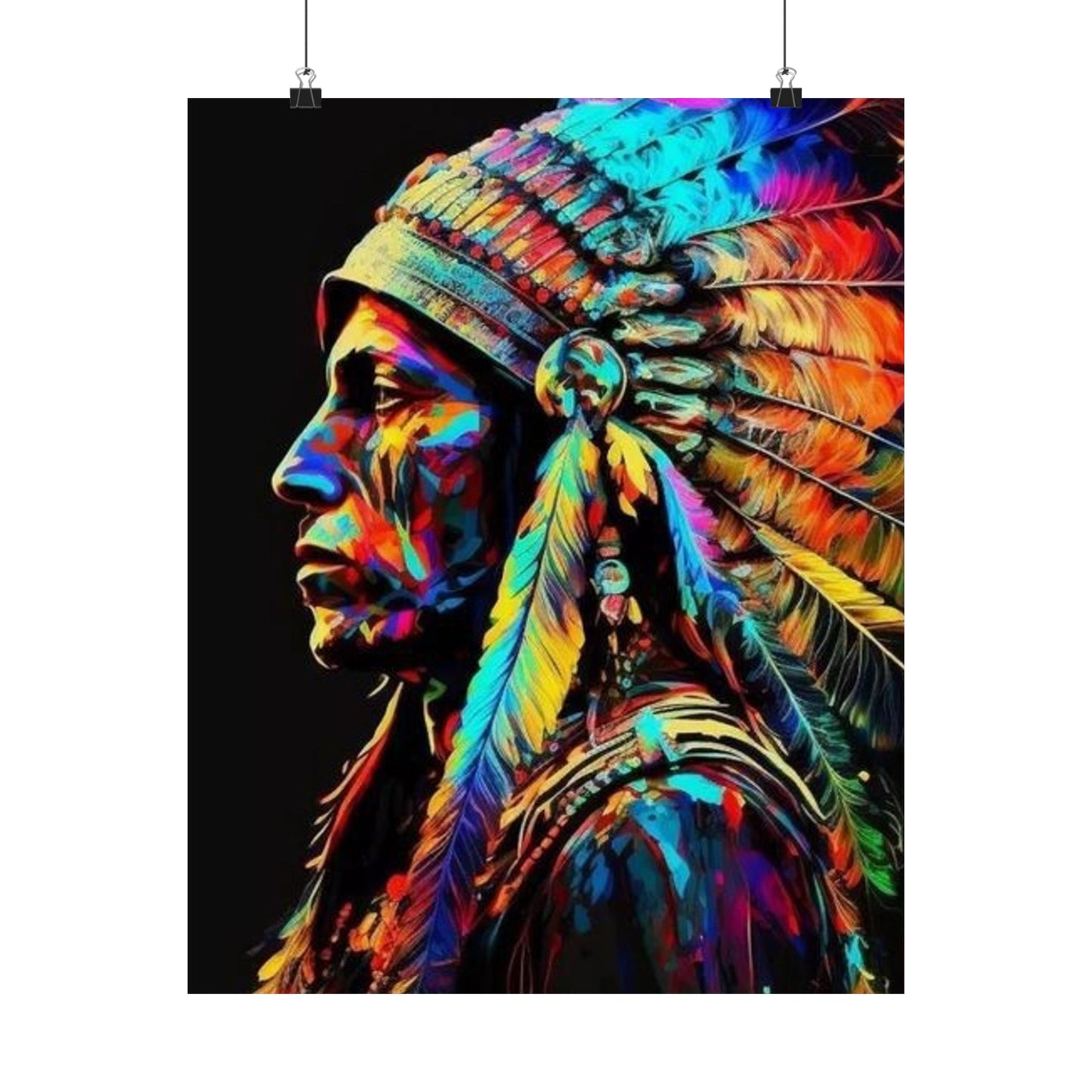 Chief of all colors Matte Vertical Posters