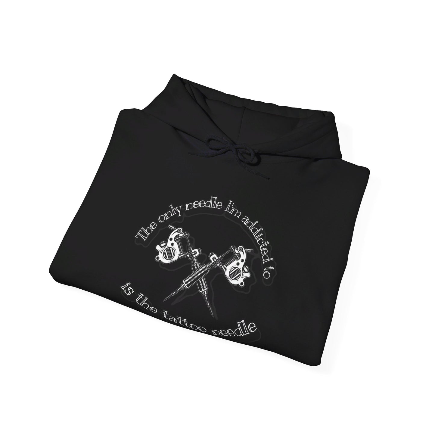 The only needle I'm addicted to Unisex Heavy Blend™ Hooded Sweatshirt