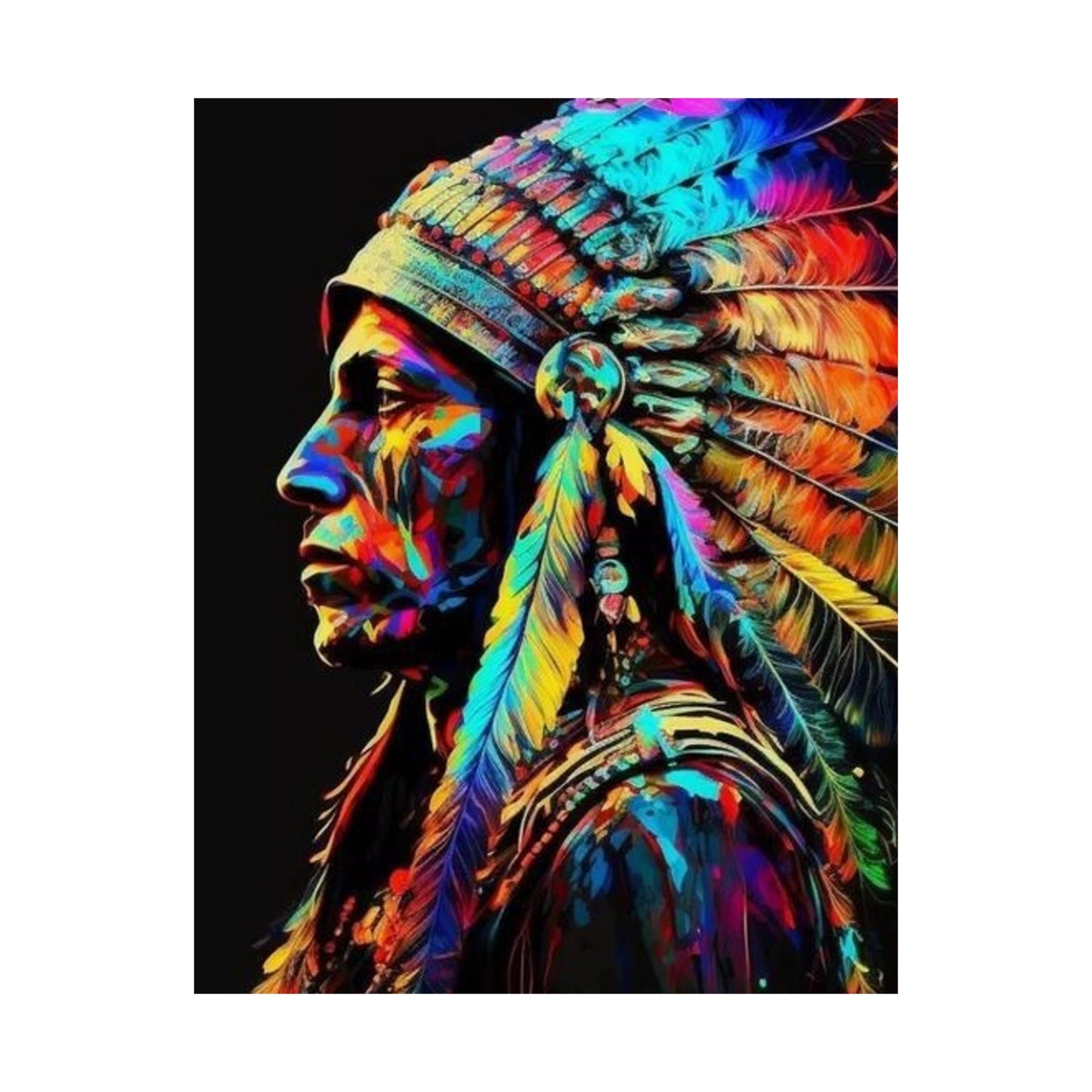 Chief of all colors Matte Vertical Posters