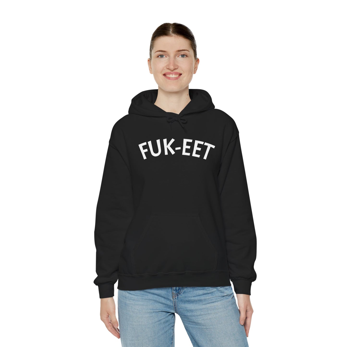FUK-EET Unisex Heavy Blend™ Hooded Sweatshirt – Comfy Layer, Casual Wear, Perfect Gift, Streetwear, Everyday Style