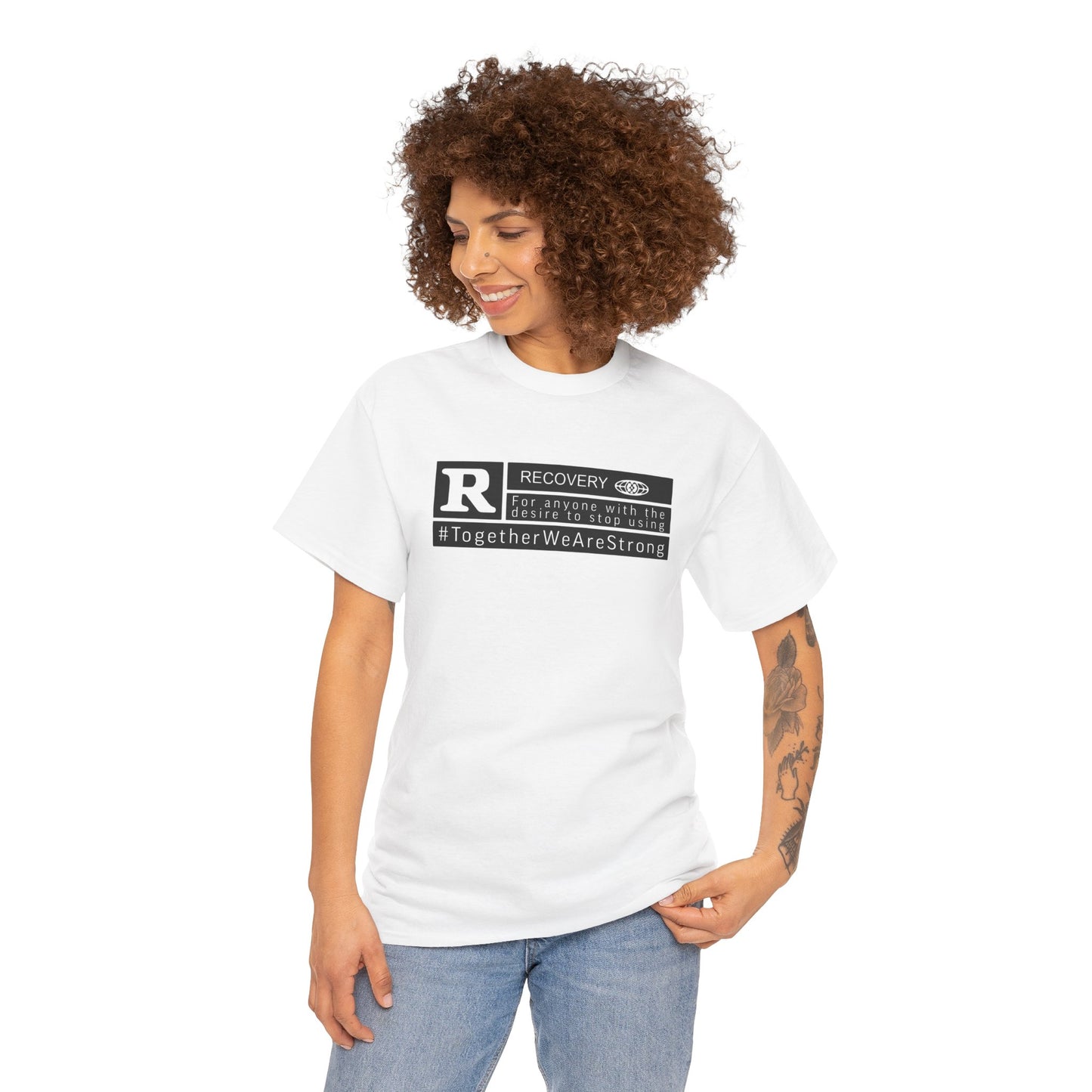 Rated R for Recovery Unisex Heavy Cotton Tee