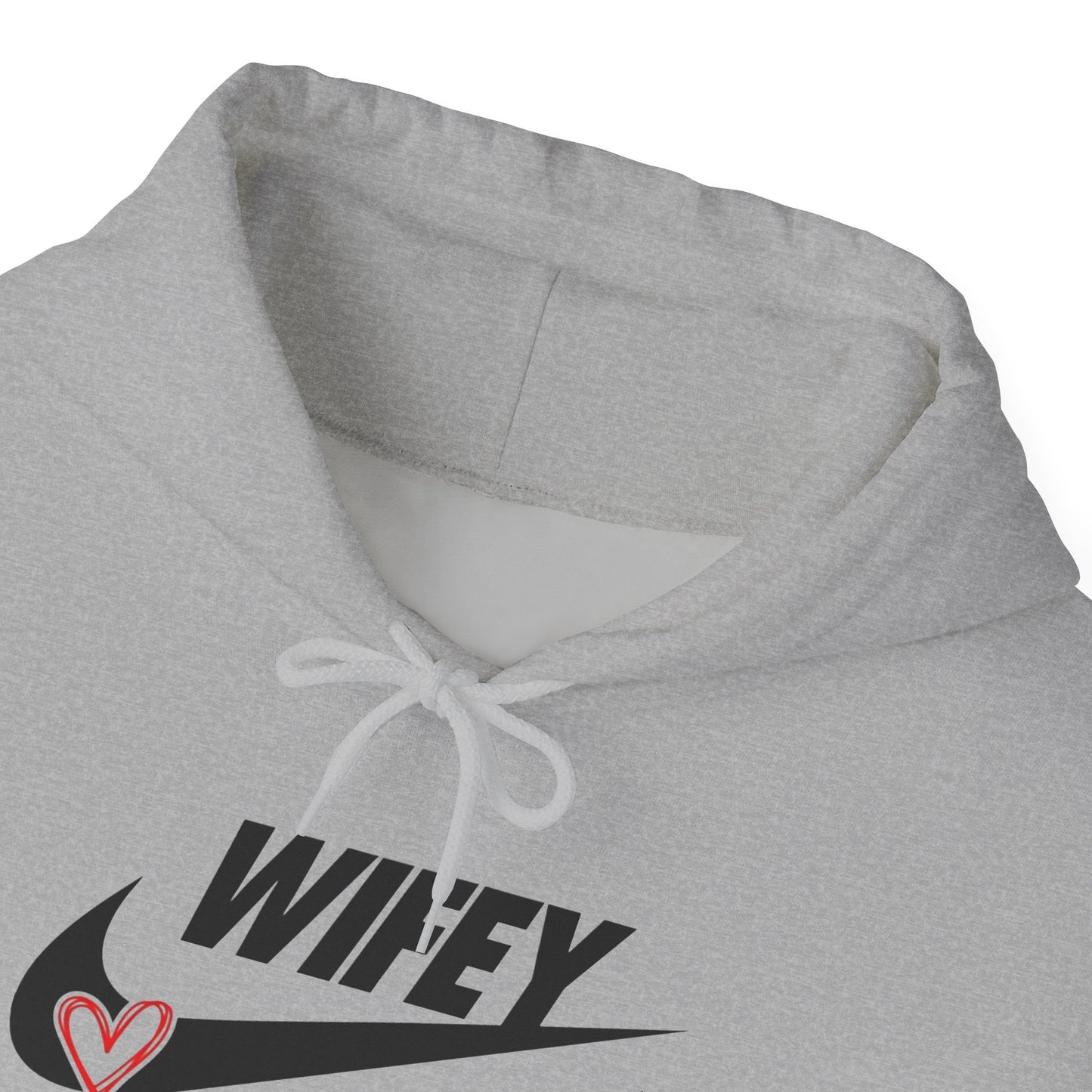 Wifey: Just Love Him Unisex Heavy Blend™ Hooded Sweatshirt
