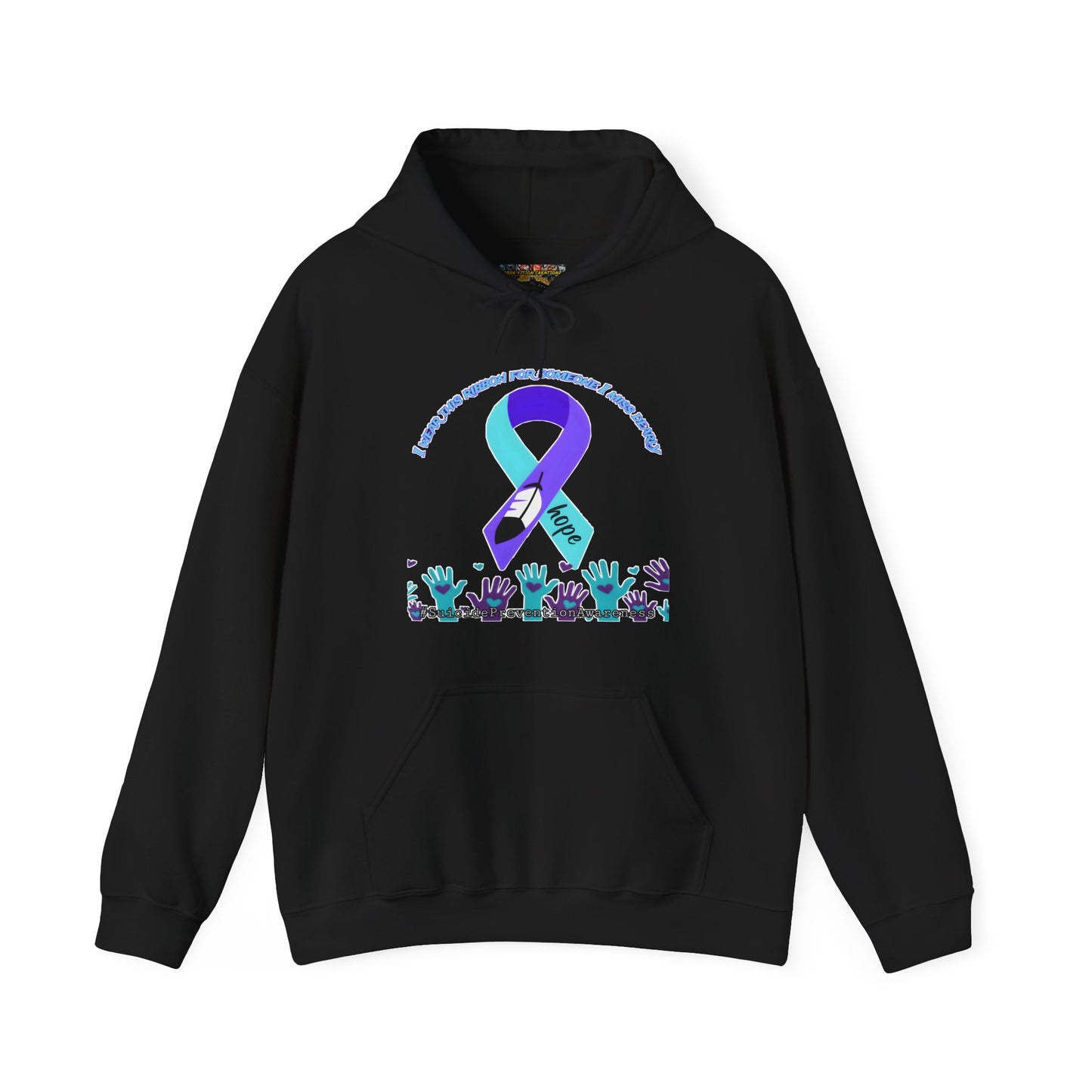 Suicide Prevention Awareness Hoodie, Unisex Support Sweatshirt, Motivational Gift for Activists, Mental Health Awareness, Comfort Wear for Causes