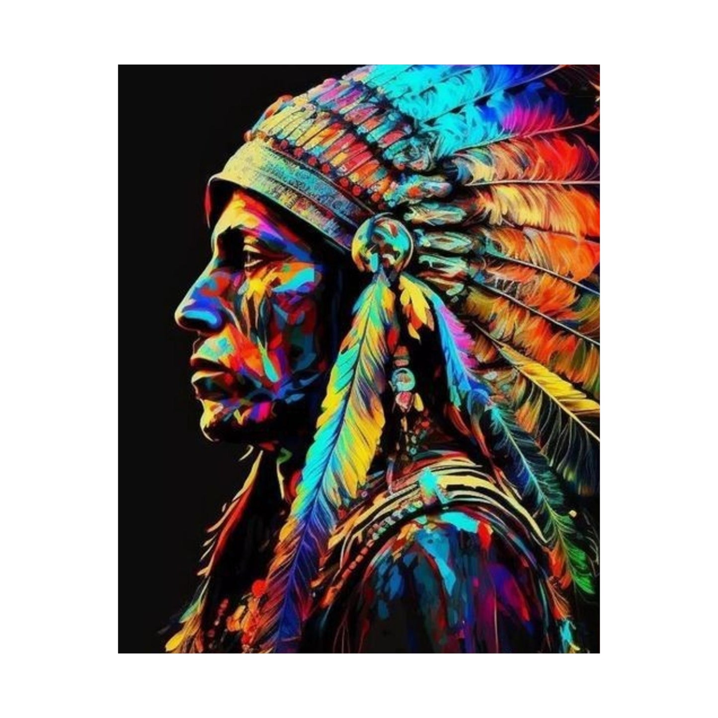 Chief of all colors Matte Vertical Posters