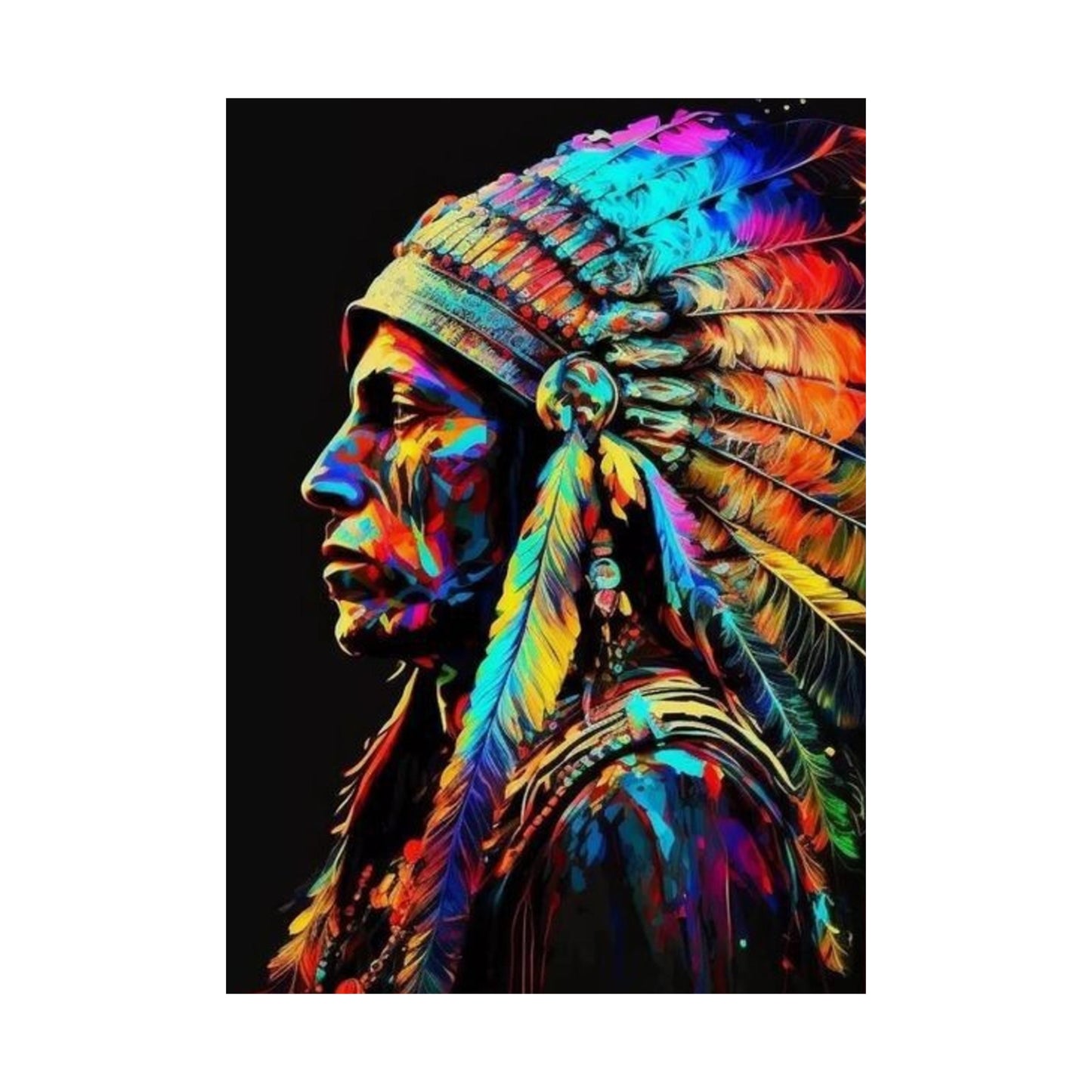 Chief of all colors Matte Vertical Posters