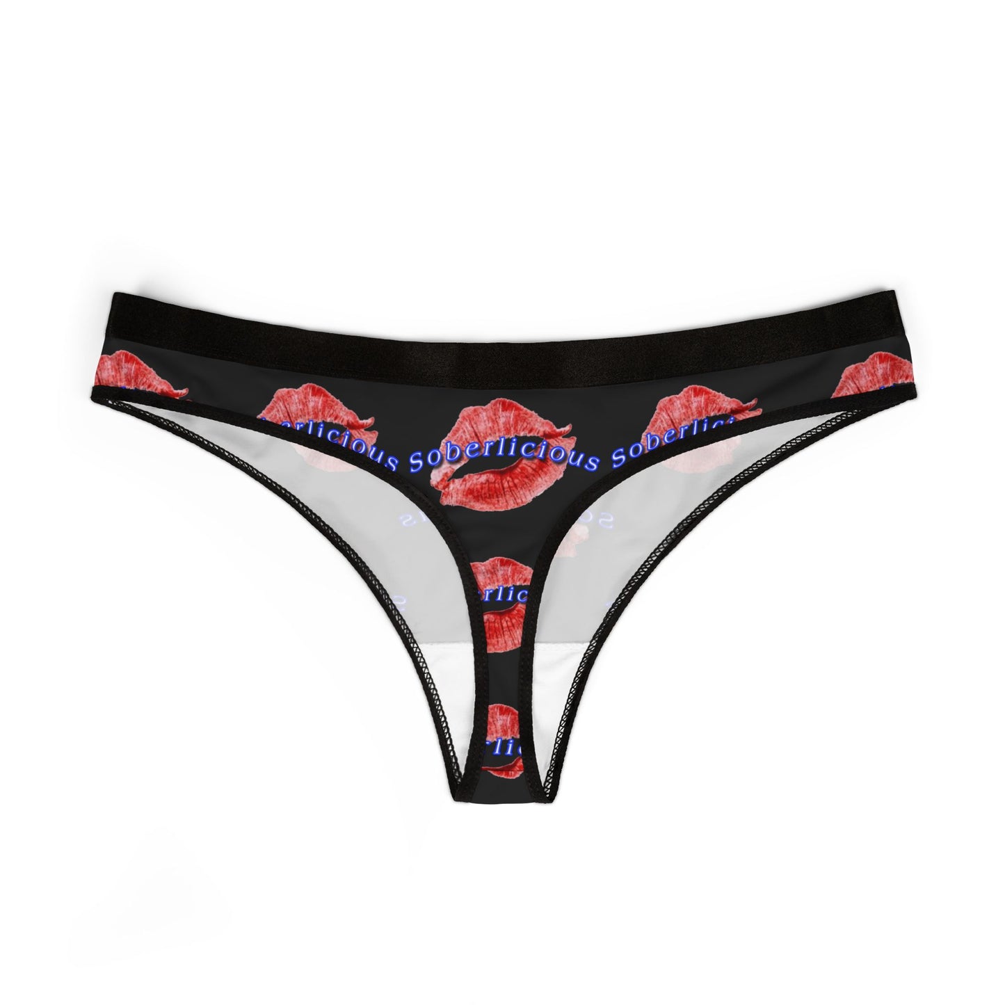 Soberlicious Women's Thongs (AOP)