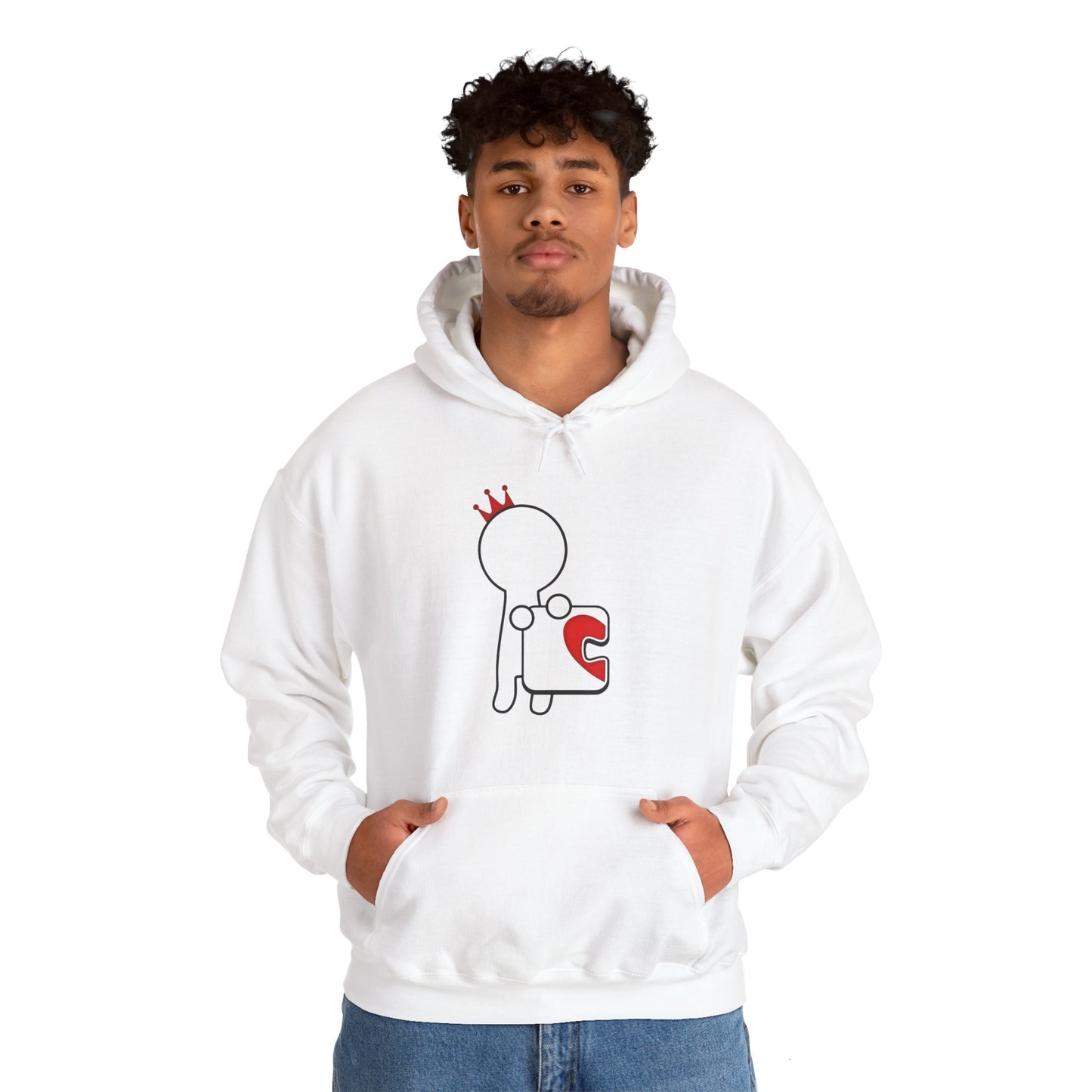 Jigsaw King Unisex Heavy Blend™ Hooded Sweatshirt