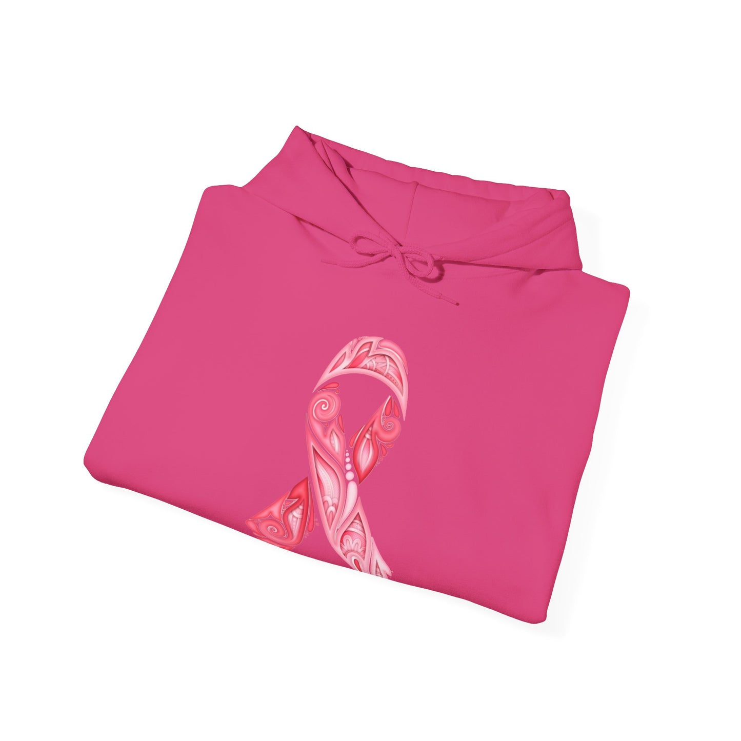 Pink Ribbon Awareness Hoodie - Breast Cancer Support Sweatshirt, Gift for Her, Comfort Wear, Fundraiser Apparel, Cozy Layer