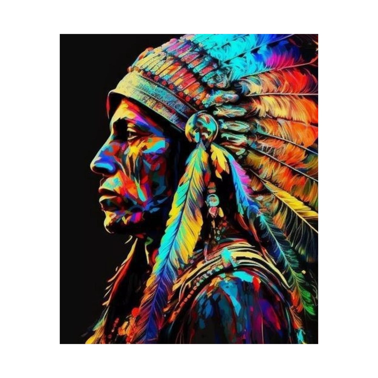Chief of all colors Matte Vertical Posters