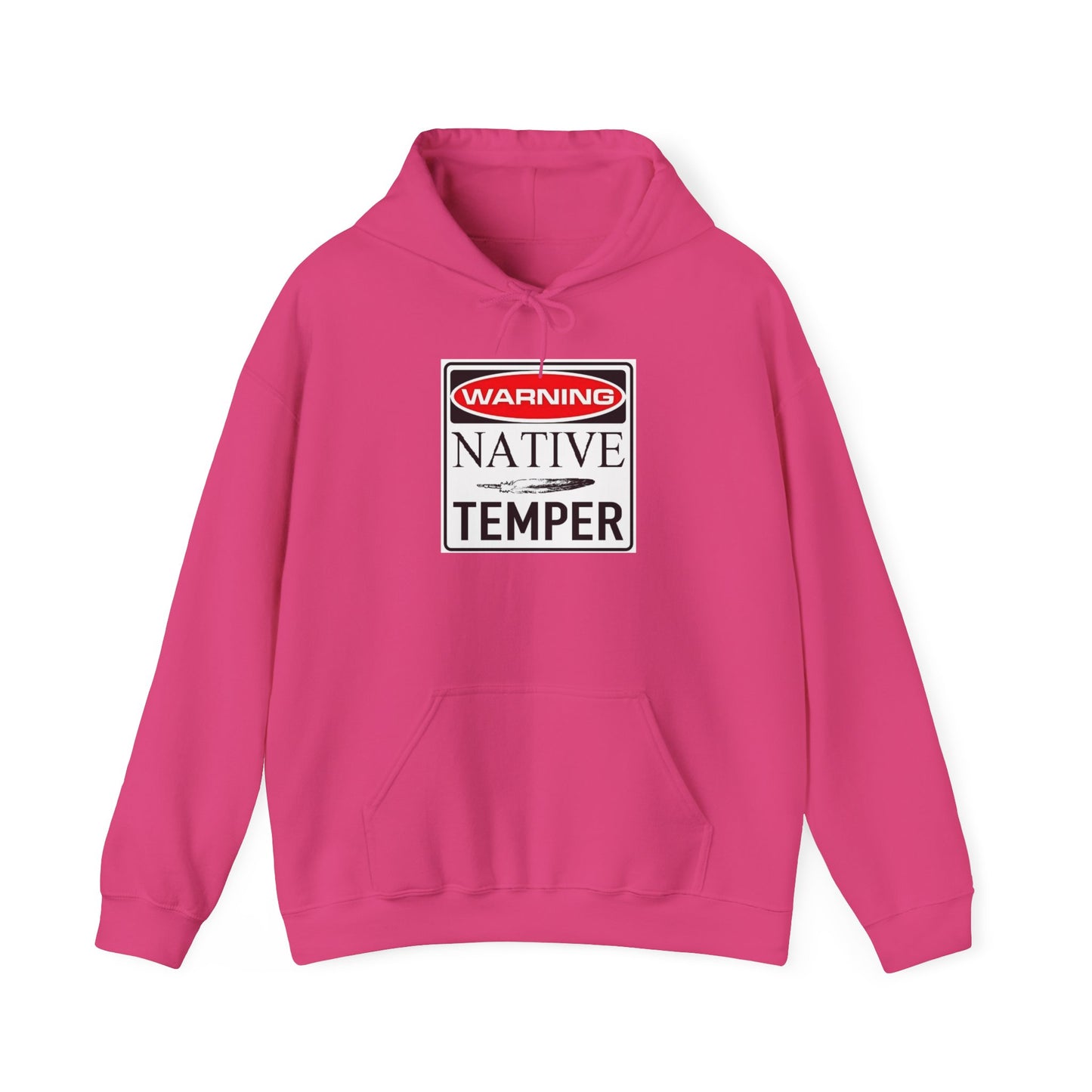 Warning Native temper Unisex Heavy Blend™ Hooded Sweatshirt