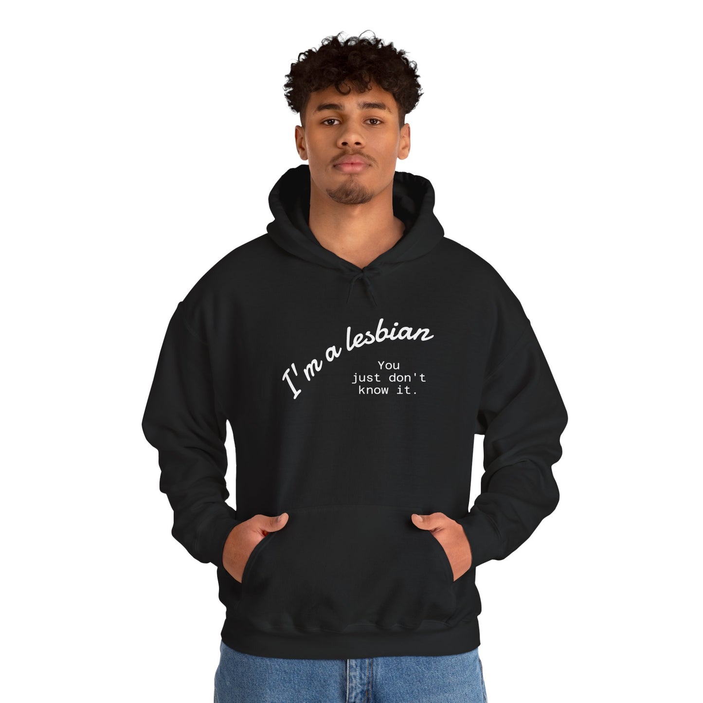I'm a lesbian Hoodie, Unisex Sweatshirt, Casual Wear, Inclusive Gift