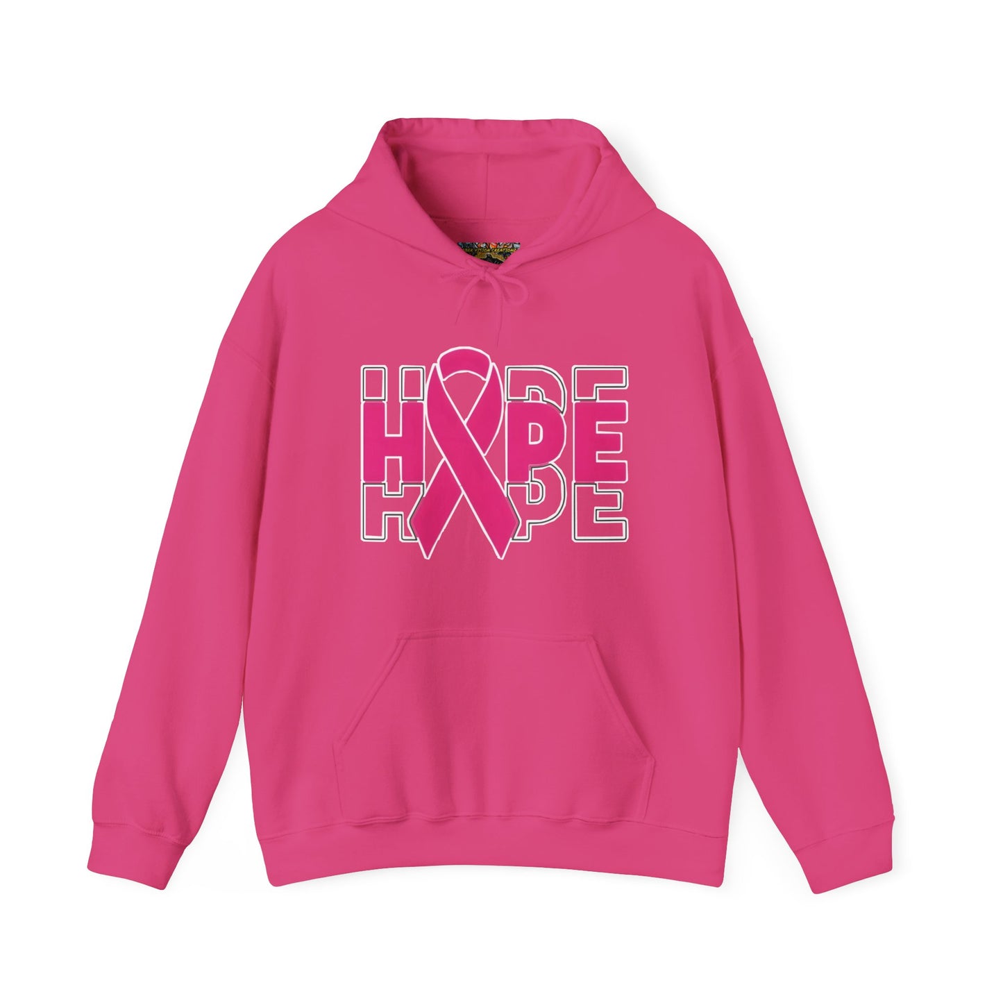 Hope Awareness Hoodie, Breast Cancer Support Sweatshirt, Inspirational Gift, Cozy Pullover, Unisex Hoodie, Everyday Wear