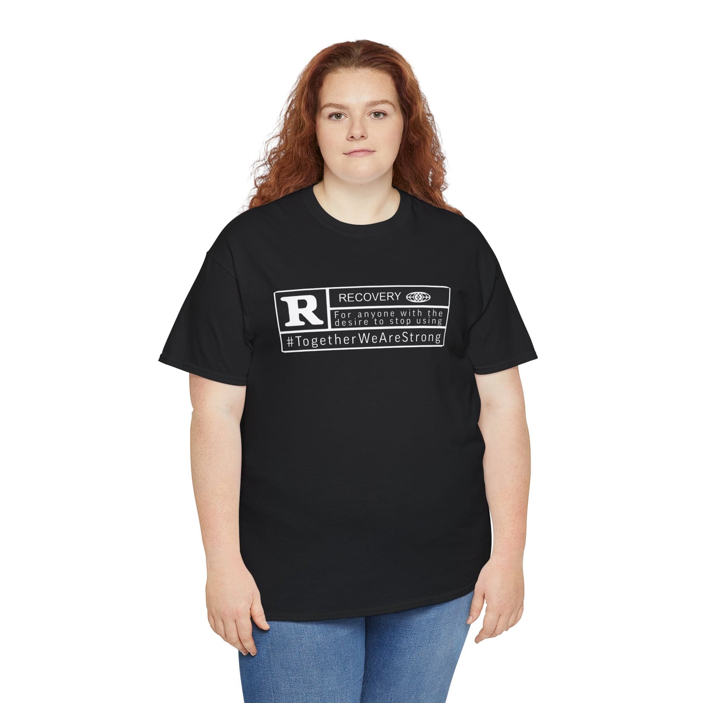 Rated R for Recovery Unisex Heavy Cotton Tee