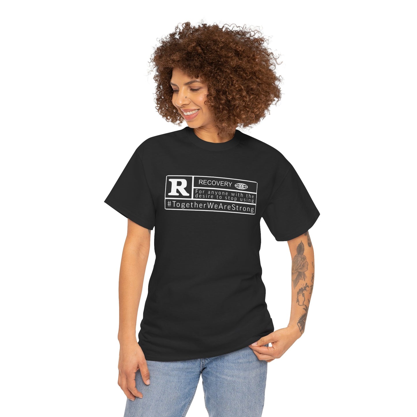 Rated R for Recovery Unisex Heavy Cotton Tee