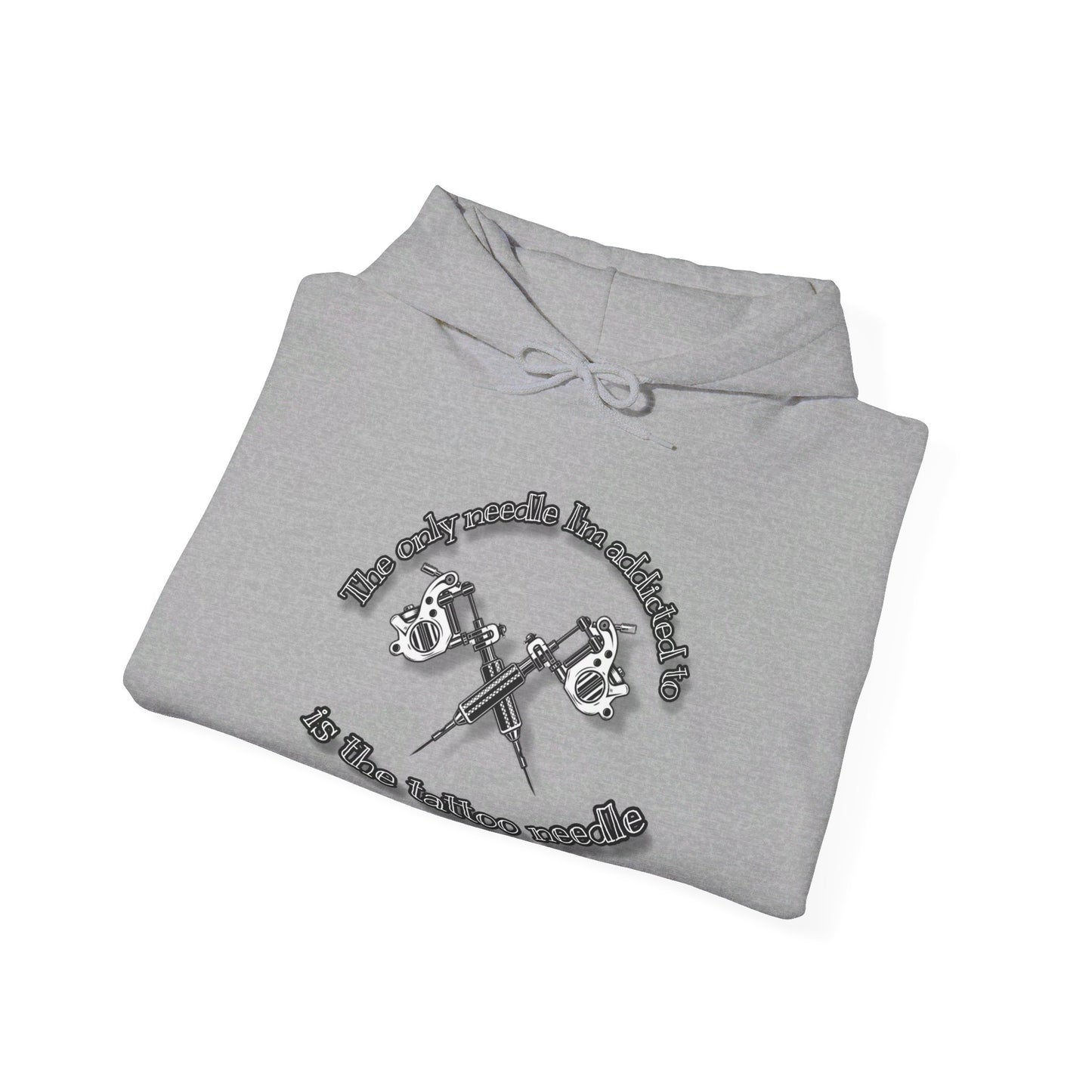 The only needle I'm addicted to Unisex Heavy Blend™ Hooded Sweatshirt