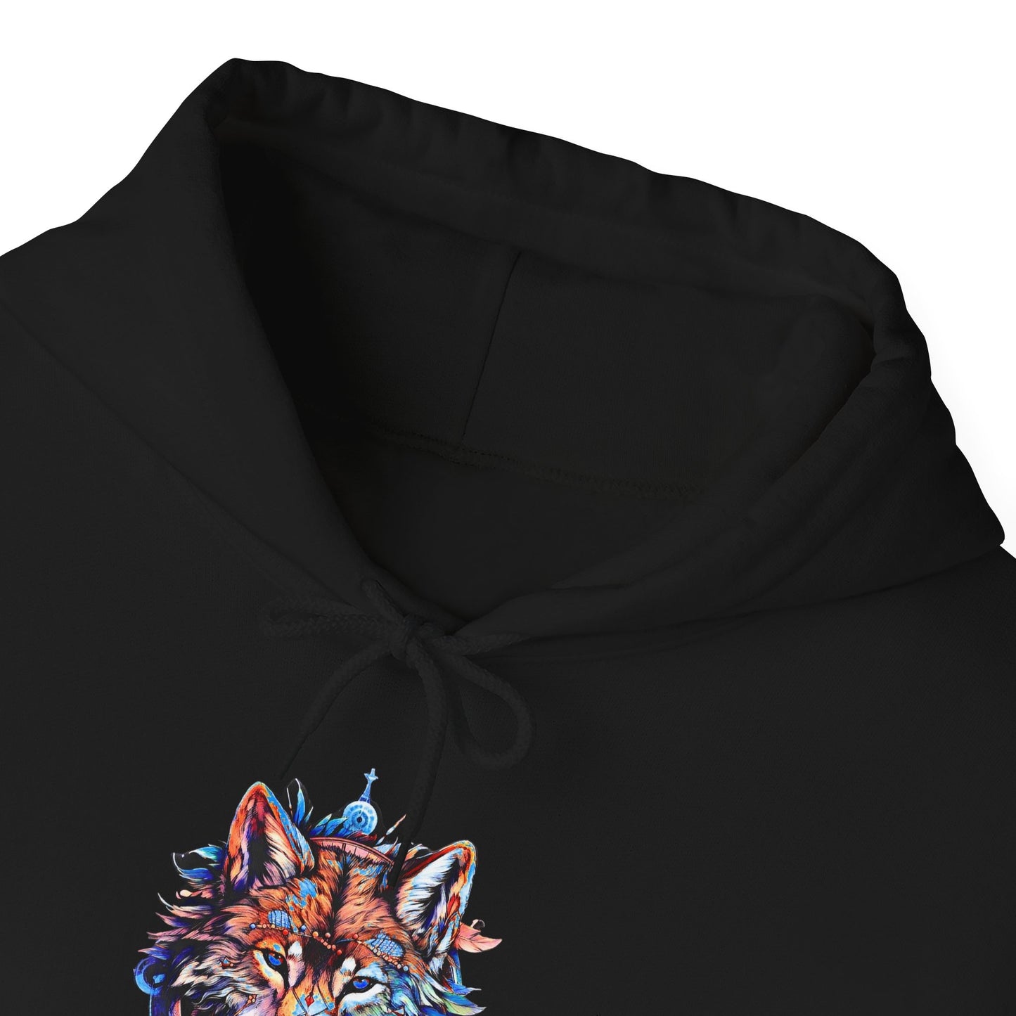 The blue eyed wolf Hooded Sweatshirt