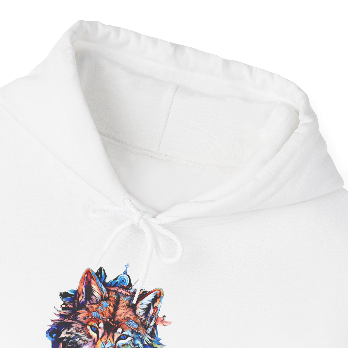 The blue eyed wolf Hooded Sweatshirt