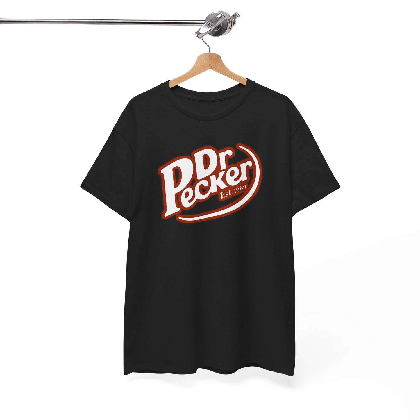 Dr Pecker Vintage Unisex Heavy Cotton Tee, Funny Graphic Tee, Quirky Gift, Casual Wear, Perfect for Parties, Great for Birthdays