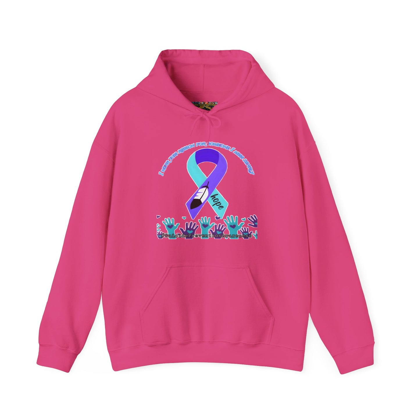 Suicide Prevention Awareness Hoodie, Unisex Support Sweatshirt, Motivational Gift for Activists, Mental Health Awareness, Comfort Wear for Causes