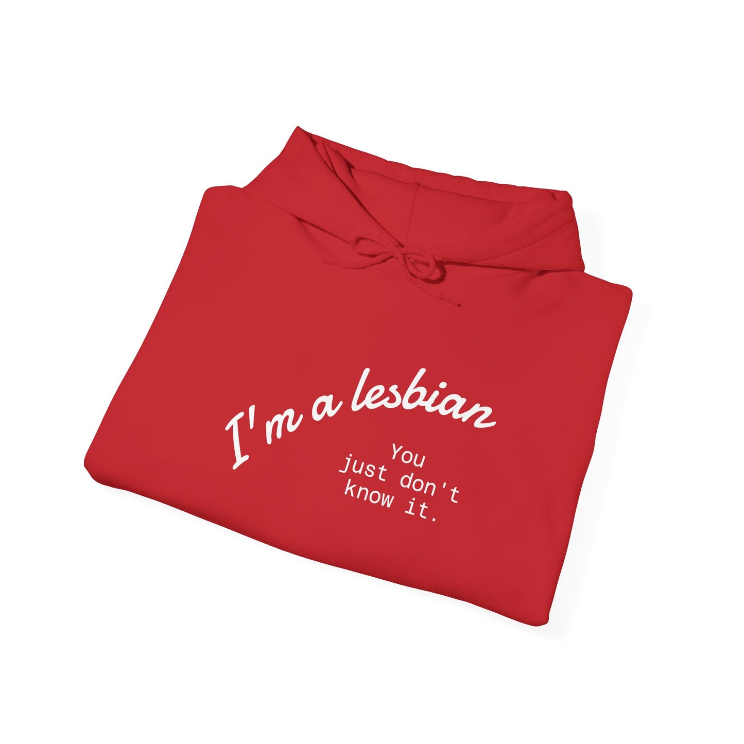 I'm a lesbian Hoodie, Unisex Sweatshirt, Casual Wear, Inclusive Gift
