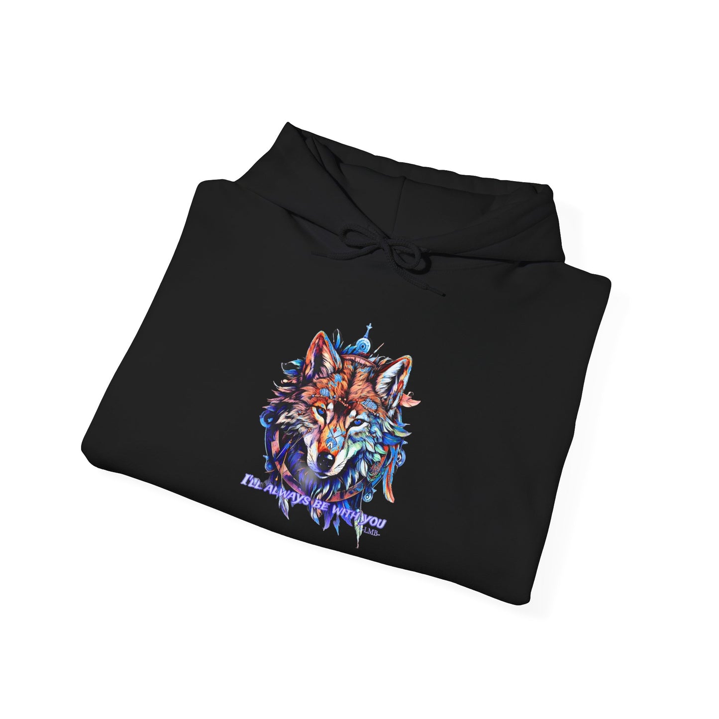 The blue eyed wolf Hooded Sweatshirt