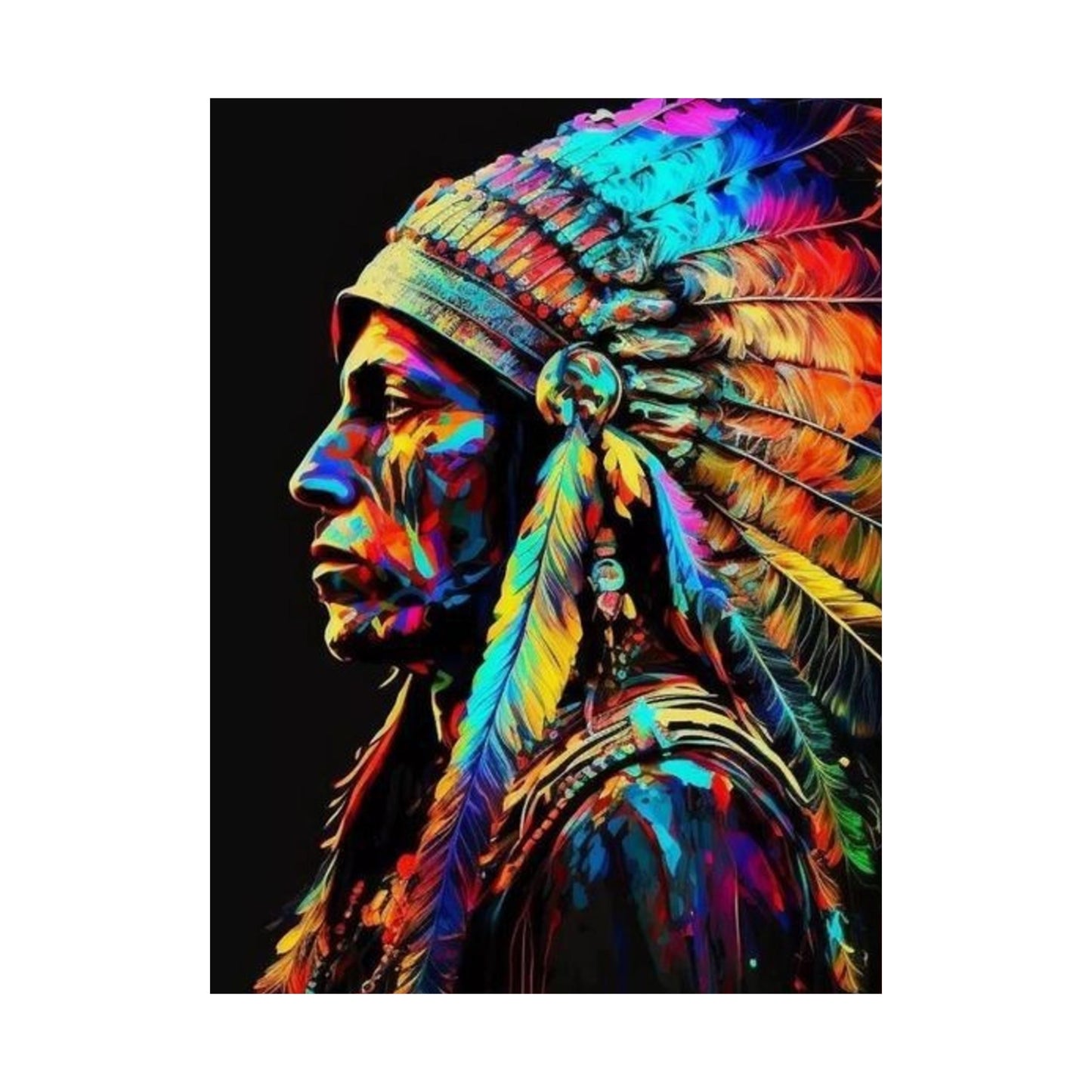 Chief of all colors Matte Vertical Posters