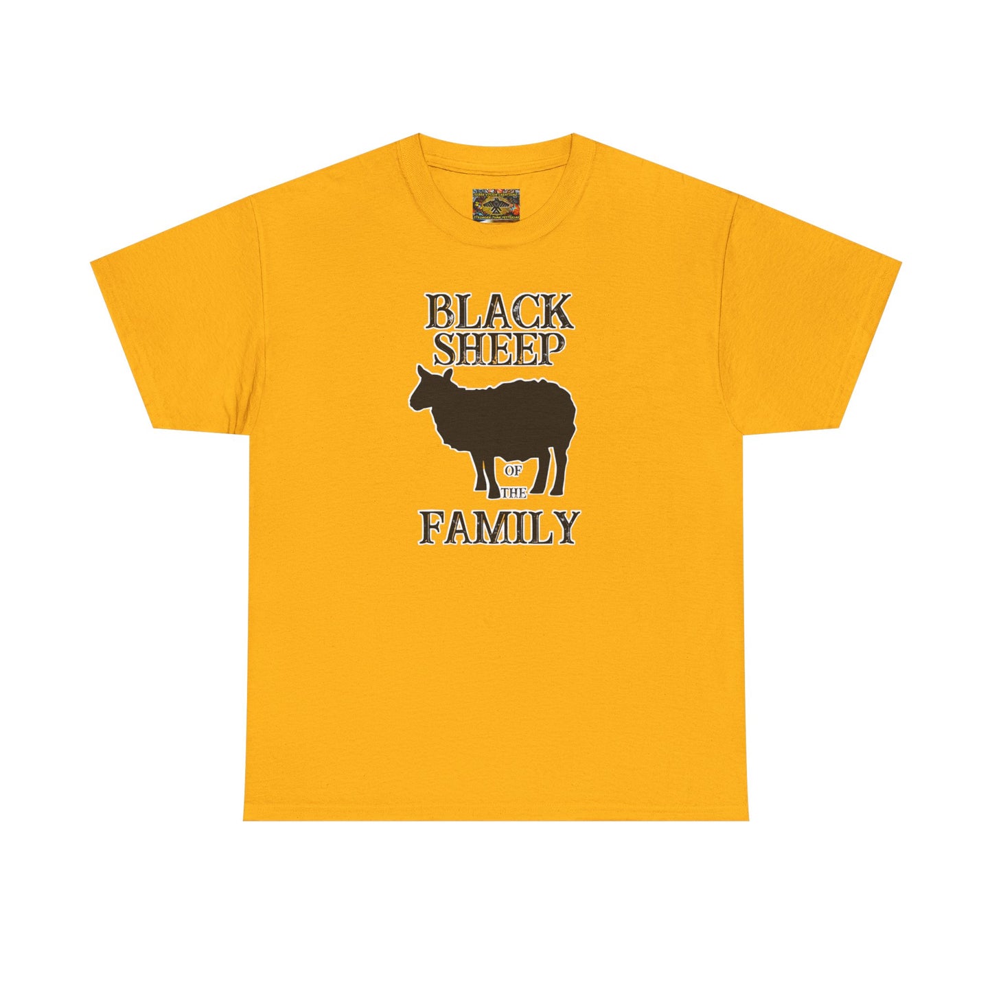 Black Sheep Of The Family Unisex Heavy Cotton Tee | Funny Family Shirt, Gift for Family Reunions, Casual Wear, Unique Gift