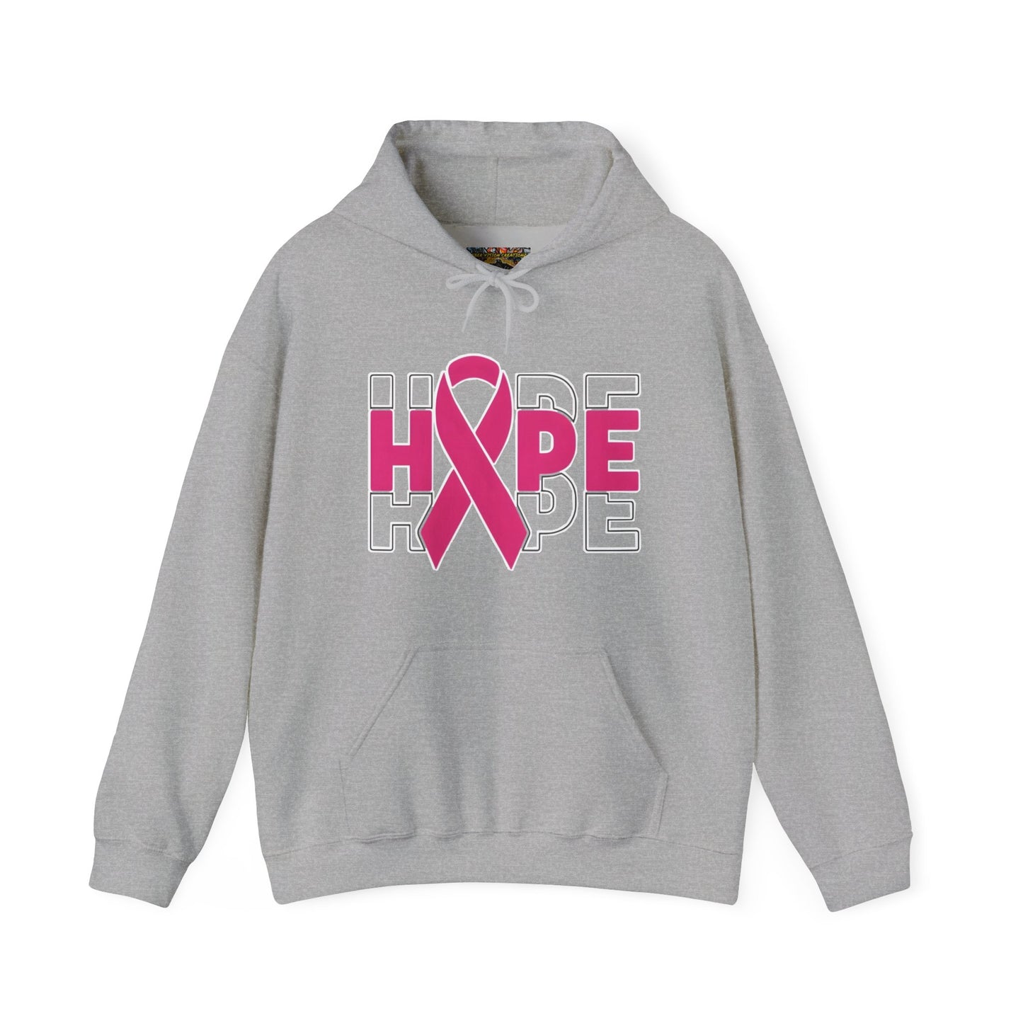 Hope Awareness Hoodie, Breast Cancer Support Sweatshirt, Inspirational Gift, Cozy Pullover, Unisex Hoodie, Everyday Wear