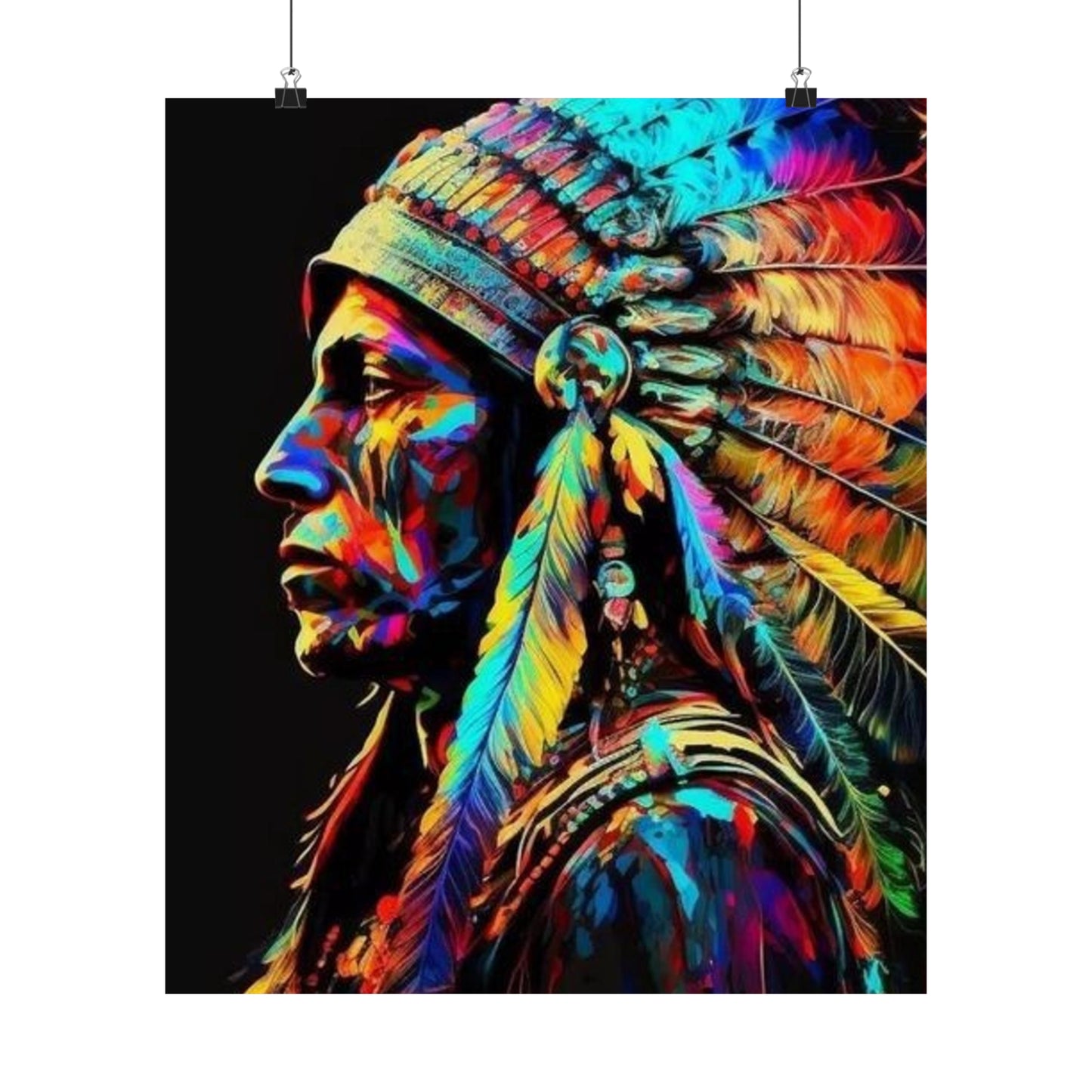 Chief of all colors Matte Vertical Posters