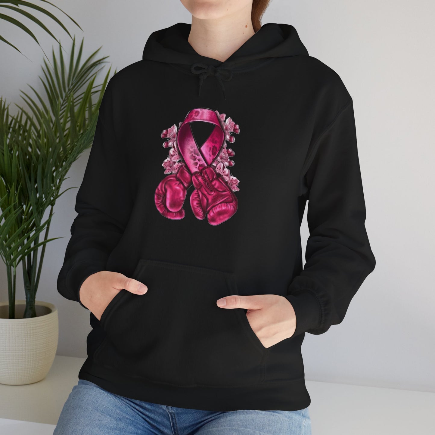 Breast Cancer Awareness, Fighting Hoodie, Cozy Sweatshirt, Supportive Gift, Pink Ribbon, Unisex Pullover, Hopeful Fashion
