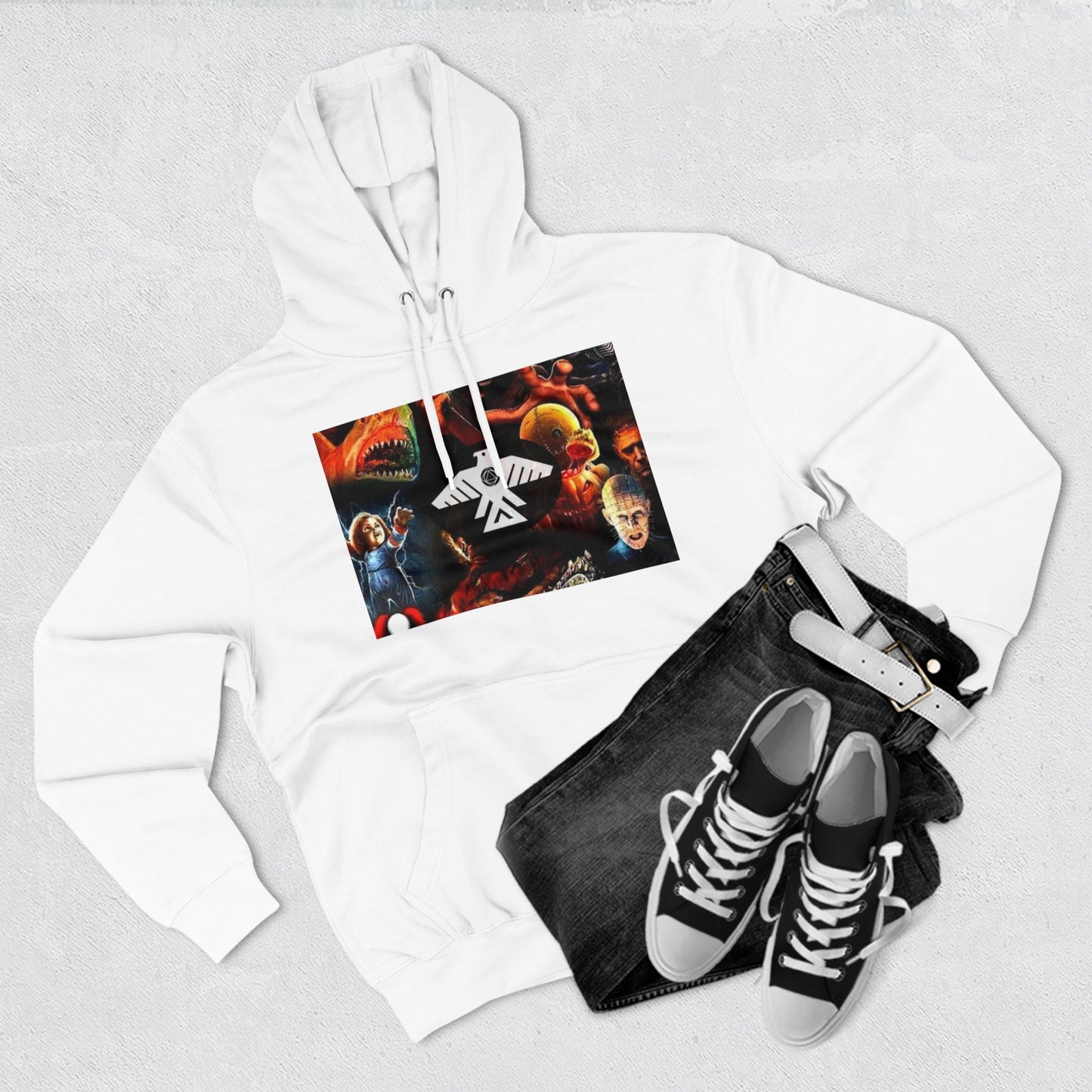 (Horror Fan Recovery Thunderbird) Unisex Premium Pullover Hoodie