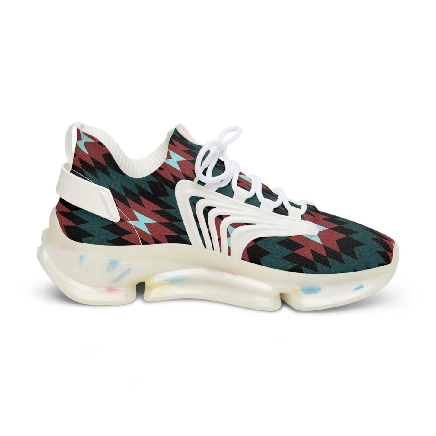 Men's Indigenous print Mesh Sneakers