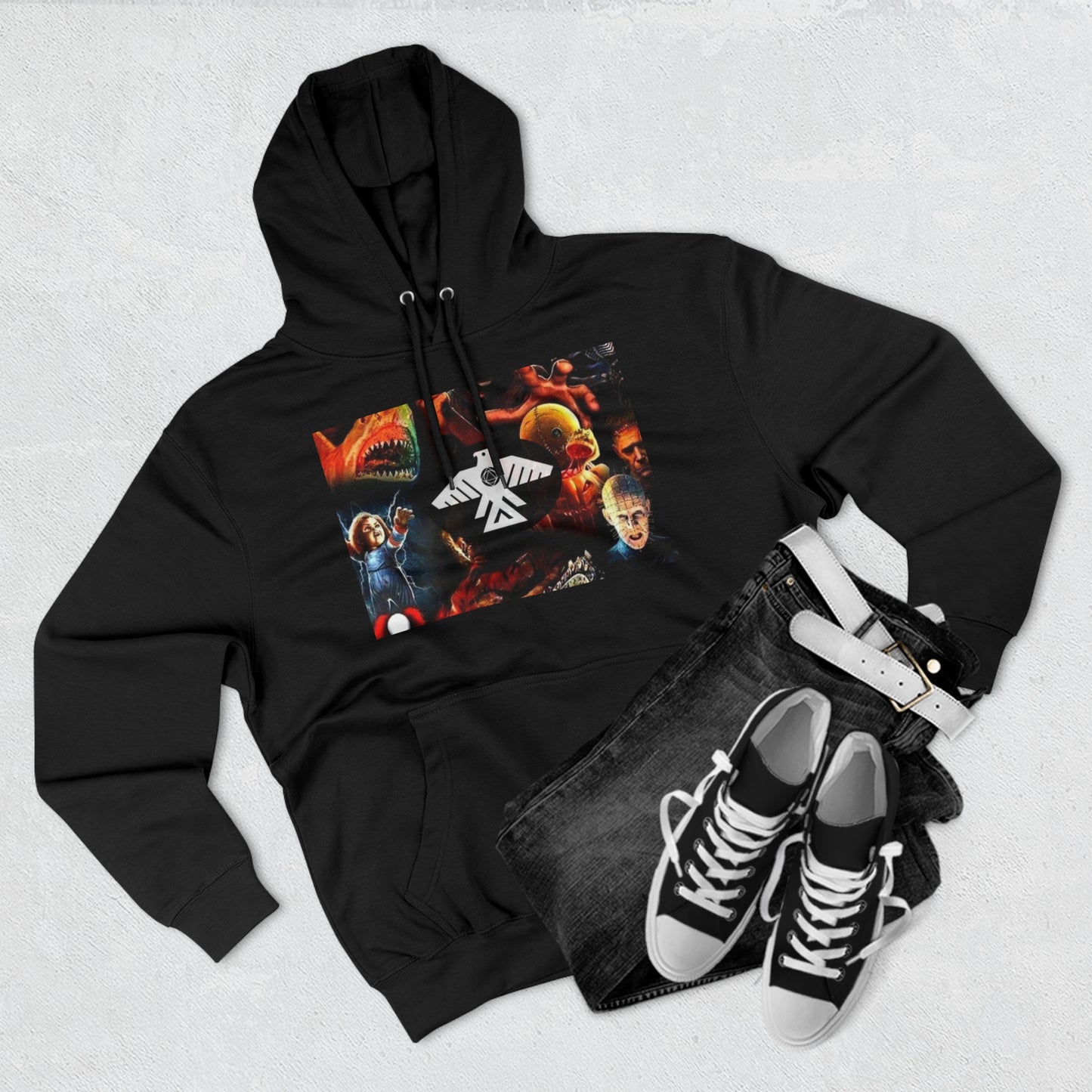 (Horror Fan Recovery Thunderbird) Unisex Premium Pullover Hoodie