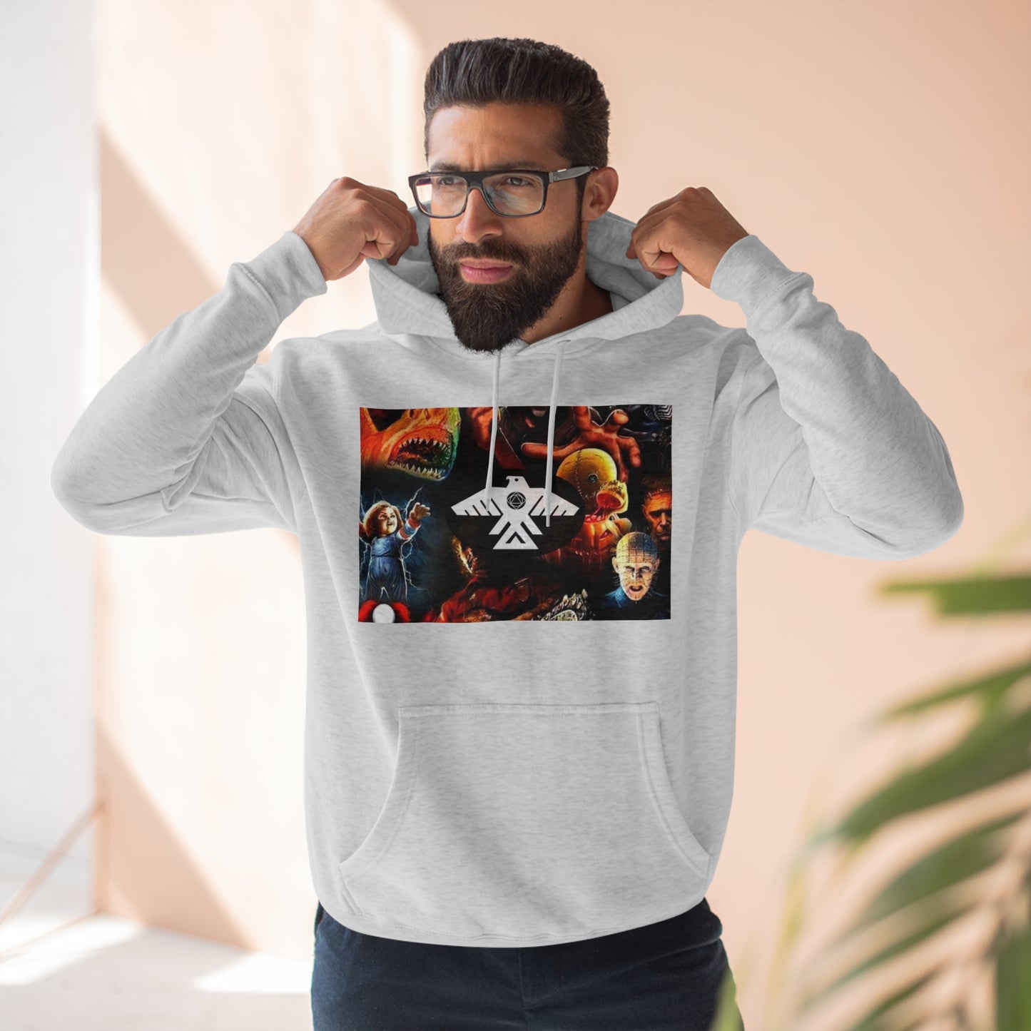 (Horror Fan Recovery Thunderbird) Unisex Premium Pullover Hoodie