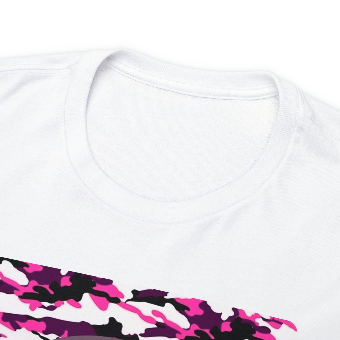 Unisex (Pretty pink camo Recovery Thunderbird) Heavy Cotton Tee