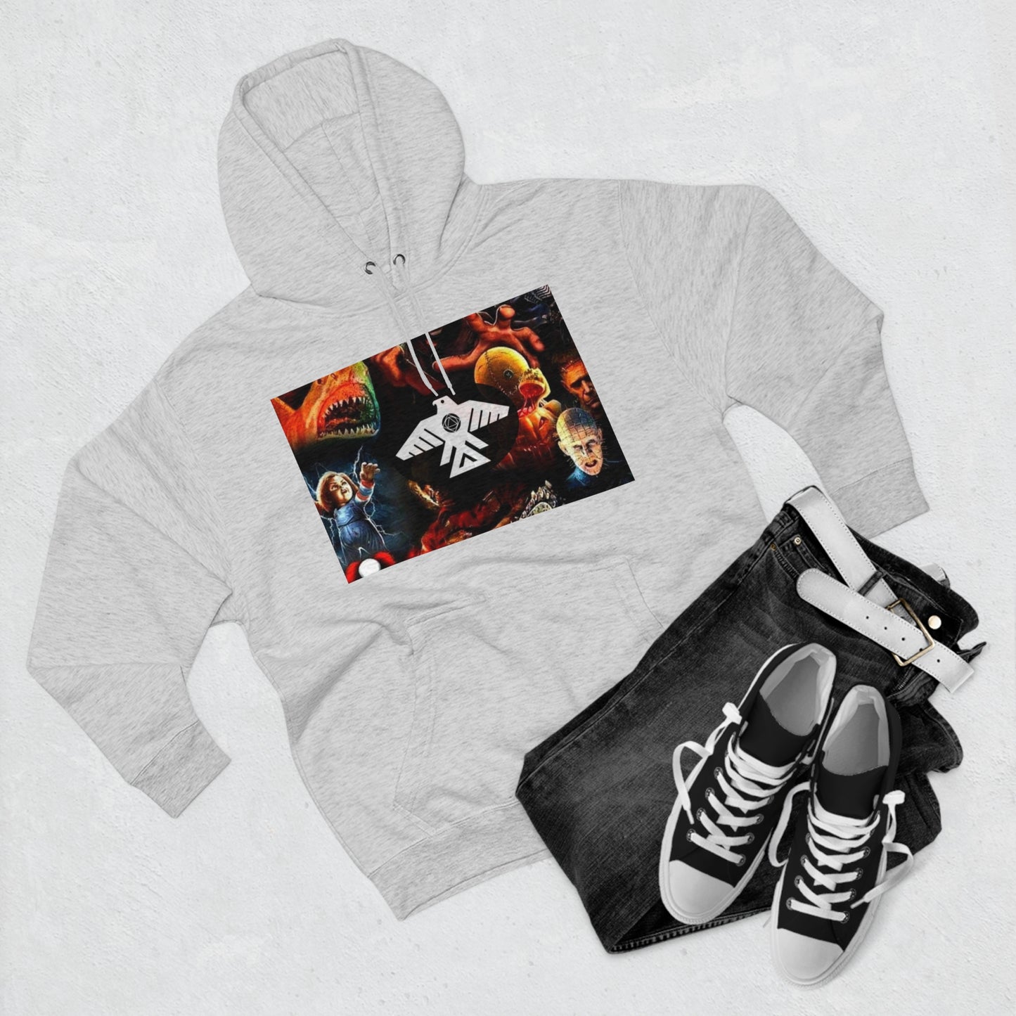 (Horror Fan Recovery Thunderbird) Unisex Premium Pullover Hoodie
