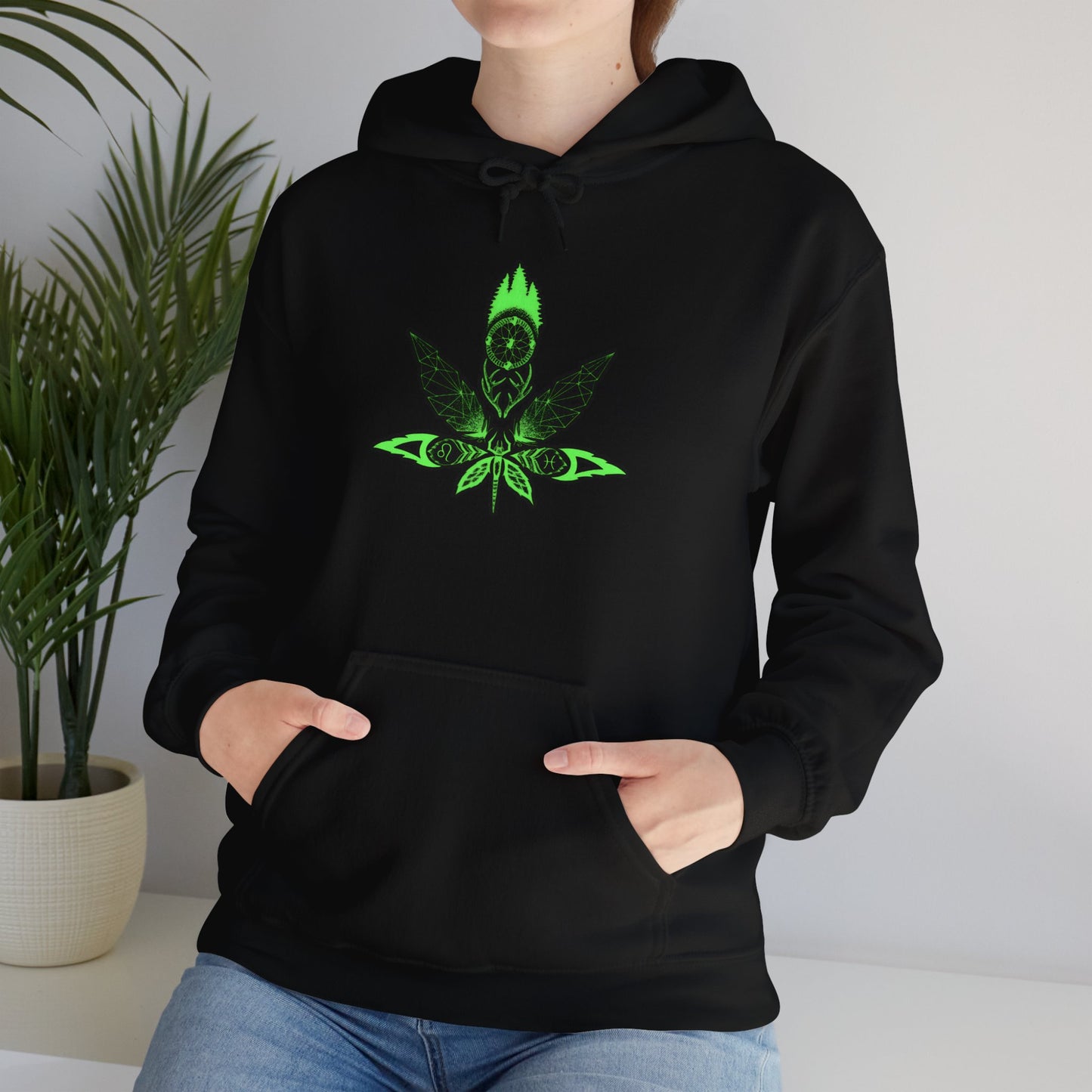 Healing Marijuana Unisex Heavy Blend™ Hooded Sweatshirt