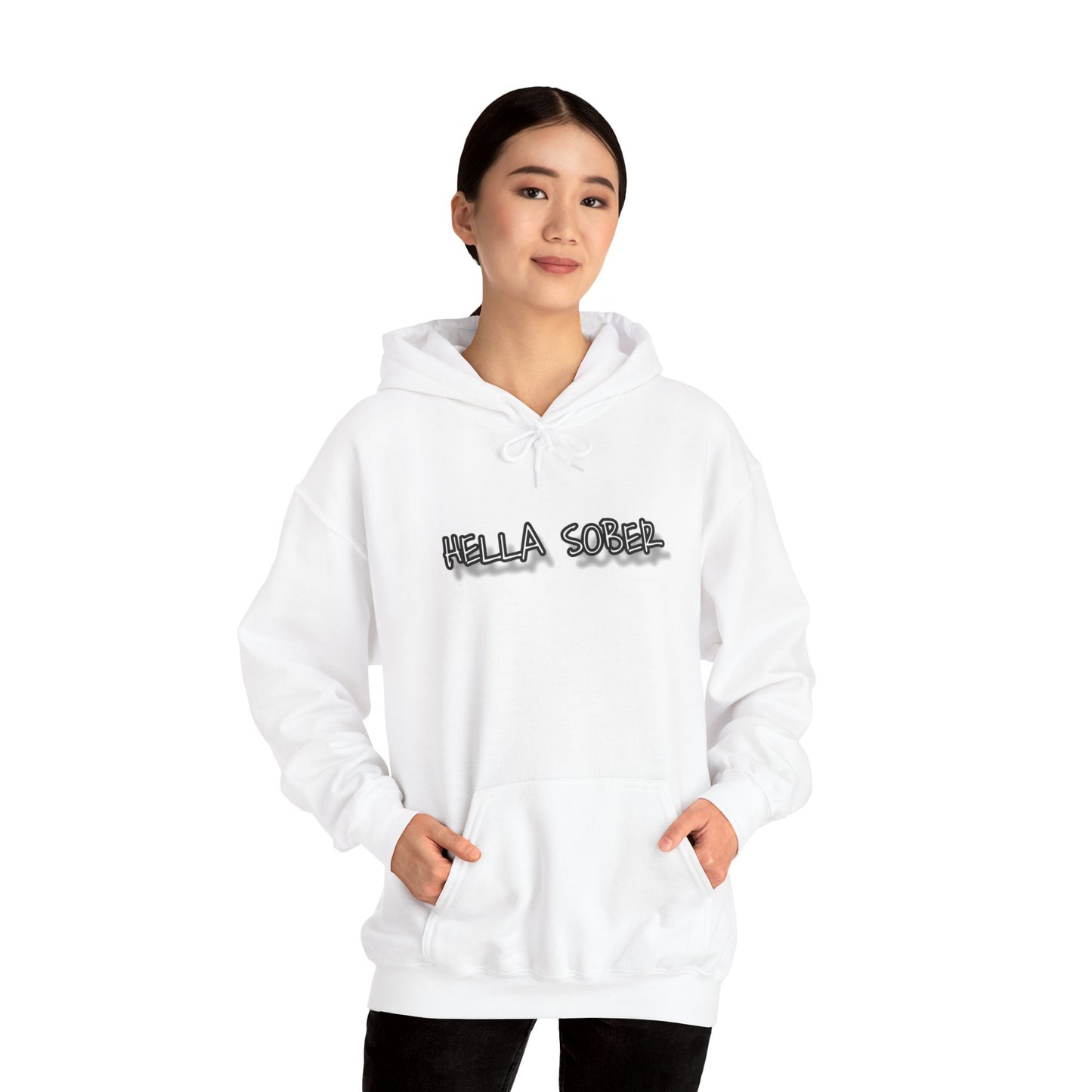 Hella Sober Unisex Heavy Blend™ Hooded Sweatshirt